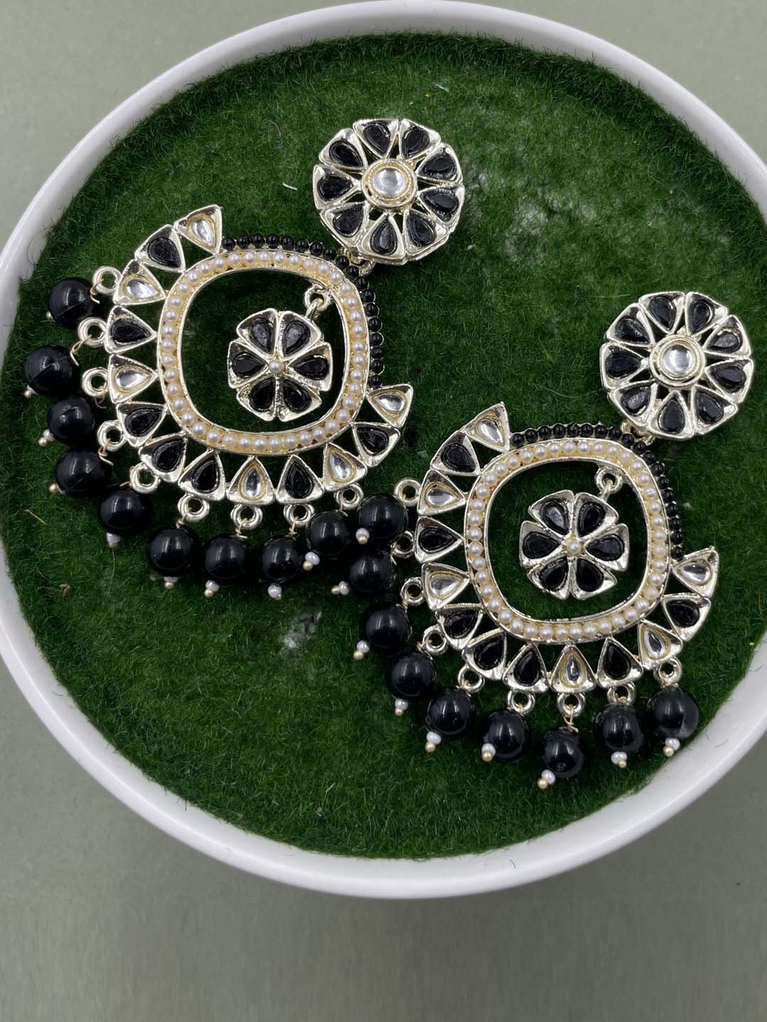 

Rhymee Gold-Plated Floral Drop Earrings