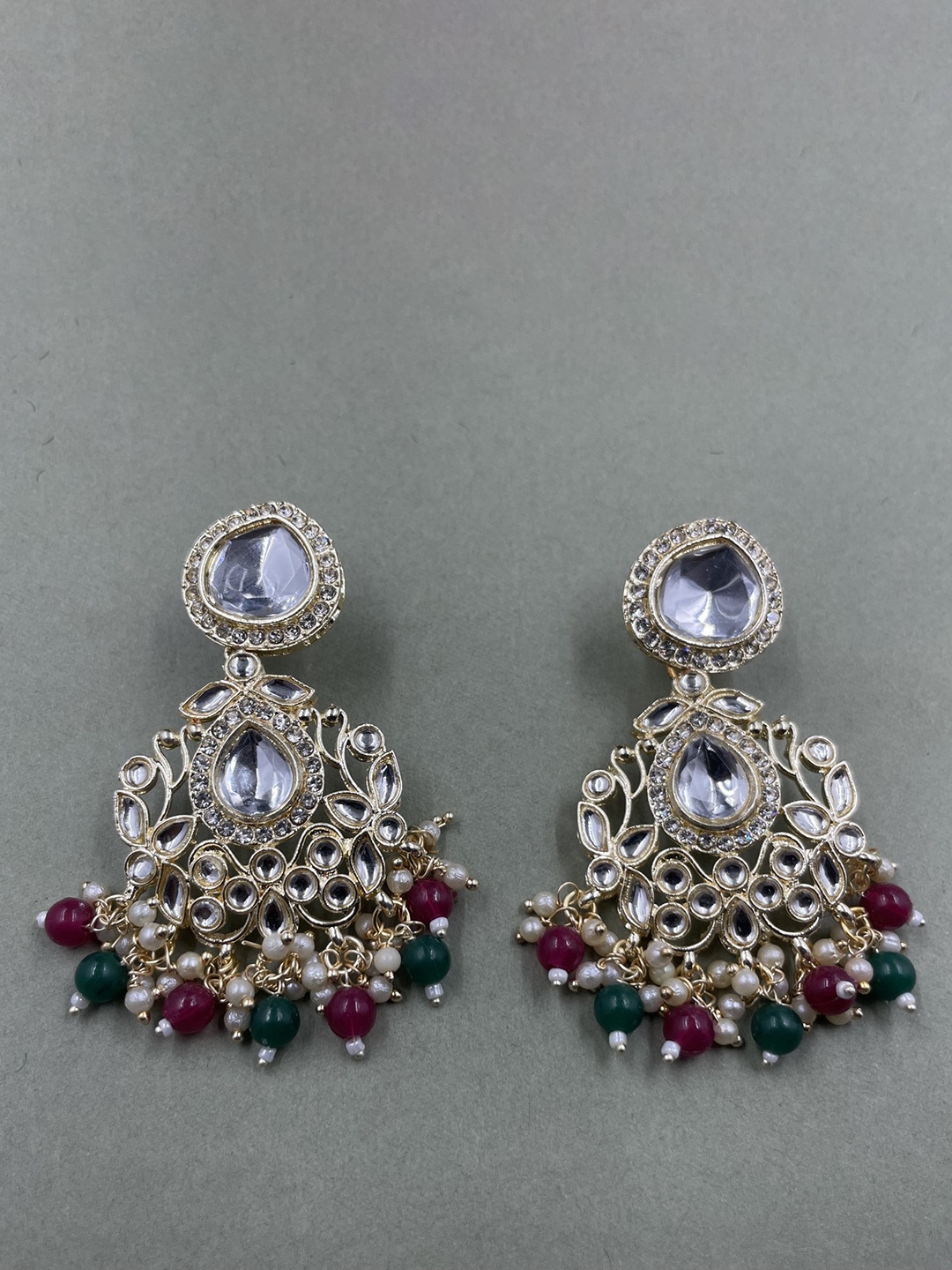 

Rhymee Gold-Plated Floral Drop Earrings