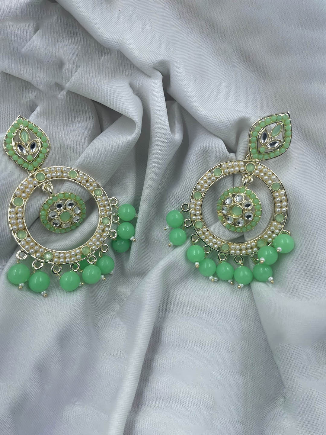 

Rhymee Gold-Plated Floral Drop Earrings