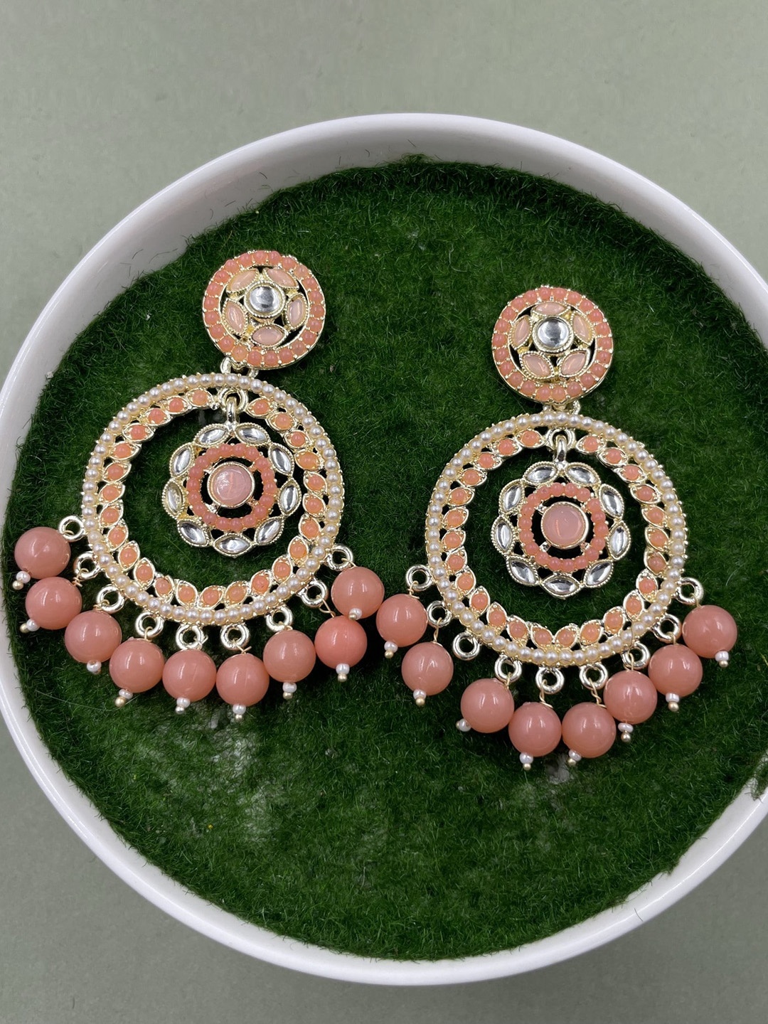 

Rhymee Gold-Plated Floral Drop Earrings