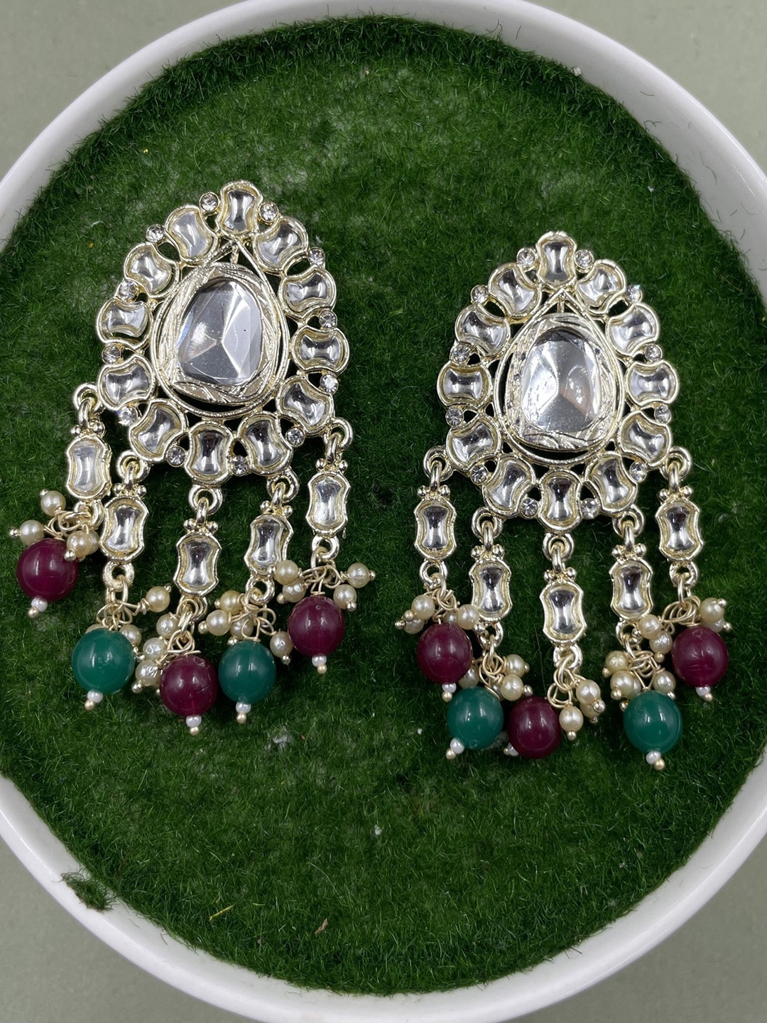 

Rhymee Gold-Plated Floral Drop Earrings