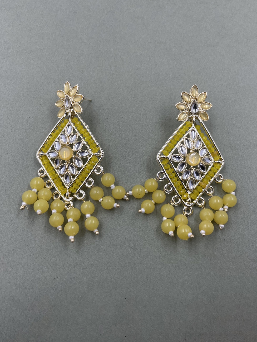 

Rhymee Gold-Plated Geometric Drop Earrings