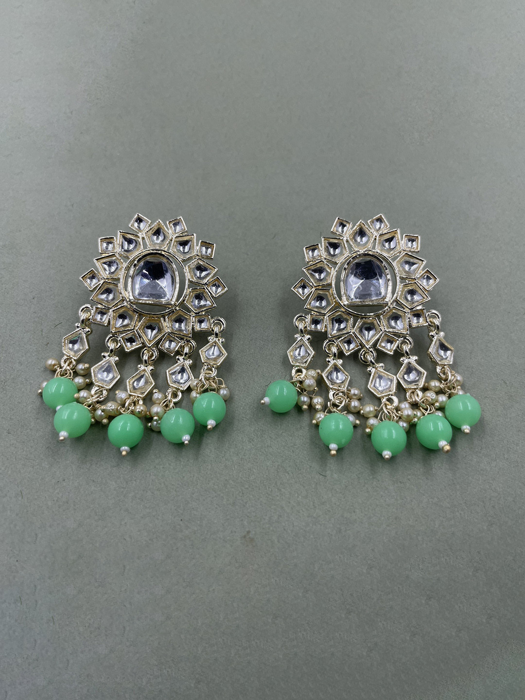 

Rhymee Gold-Plated Floral Drop Earrings