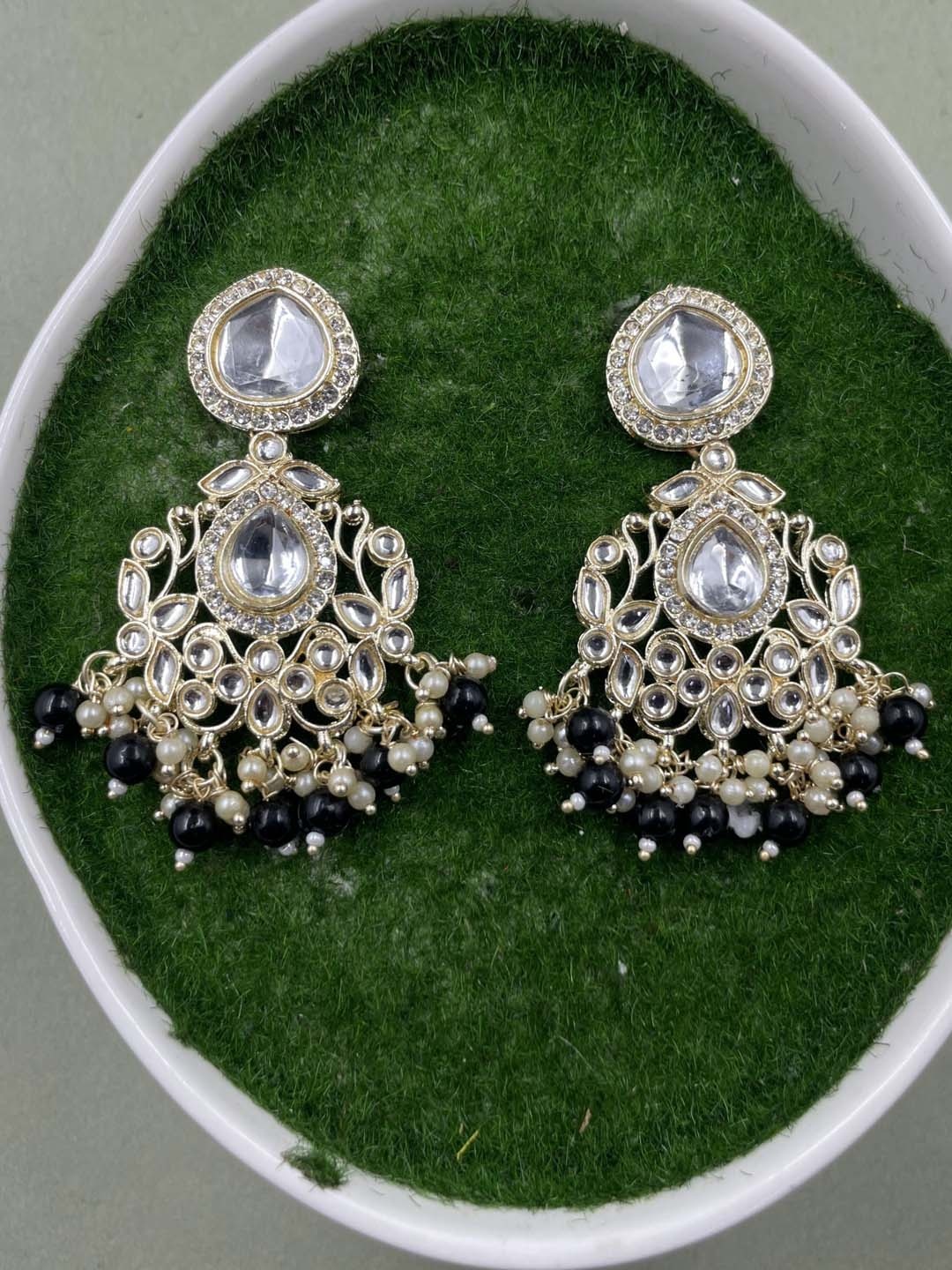 

Rhymee Gold-Plated Floral Drop Earrings