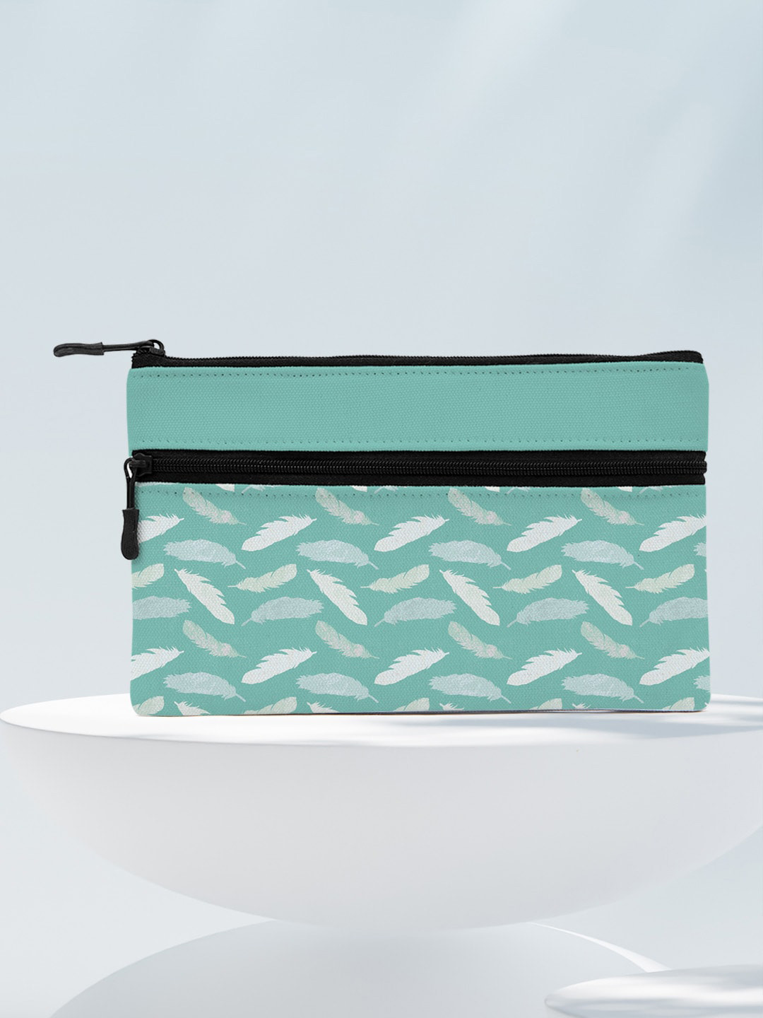 

Crazy Corner Printed Travel Pouch, Green