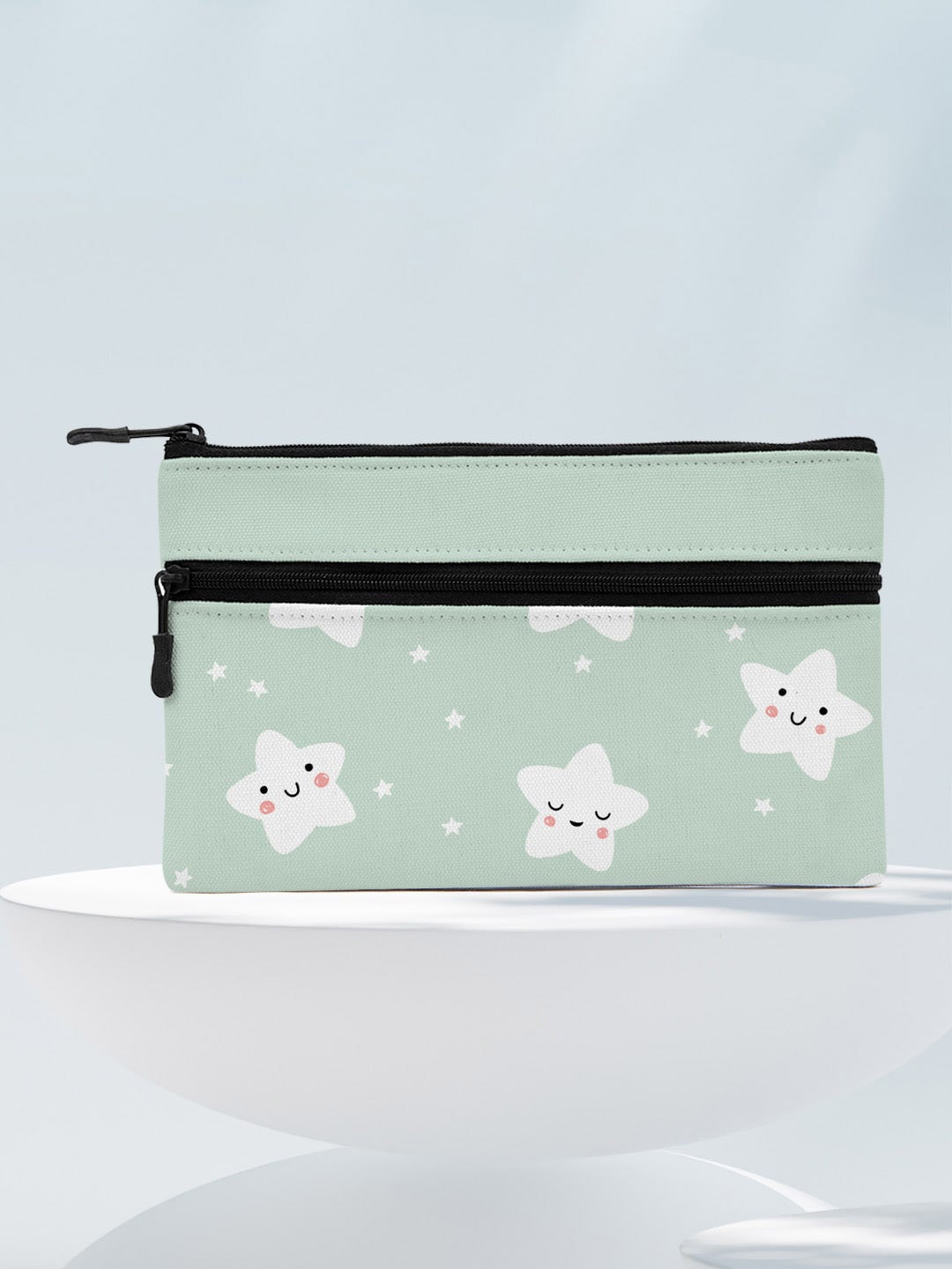 

Crazy Corner Printed Travel Pouch, Green