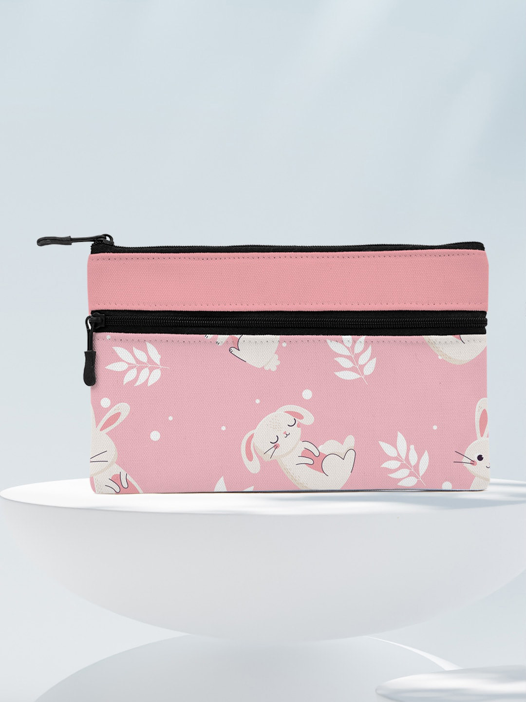 

Crazy Corner Printed Travel Pouch, Pink
