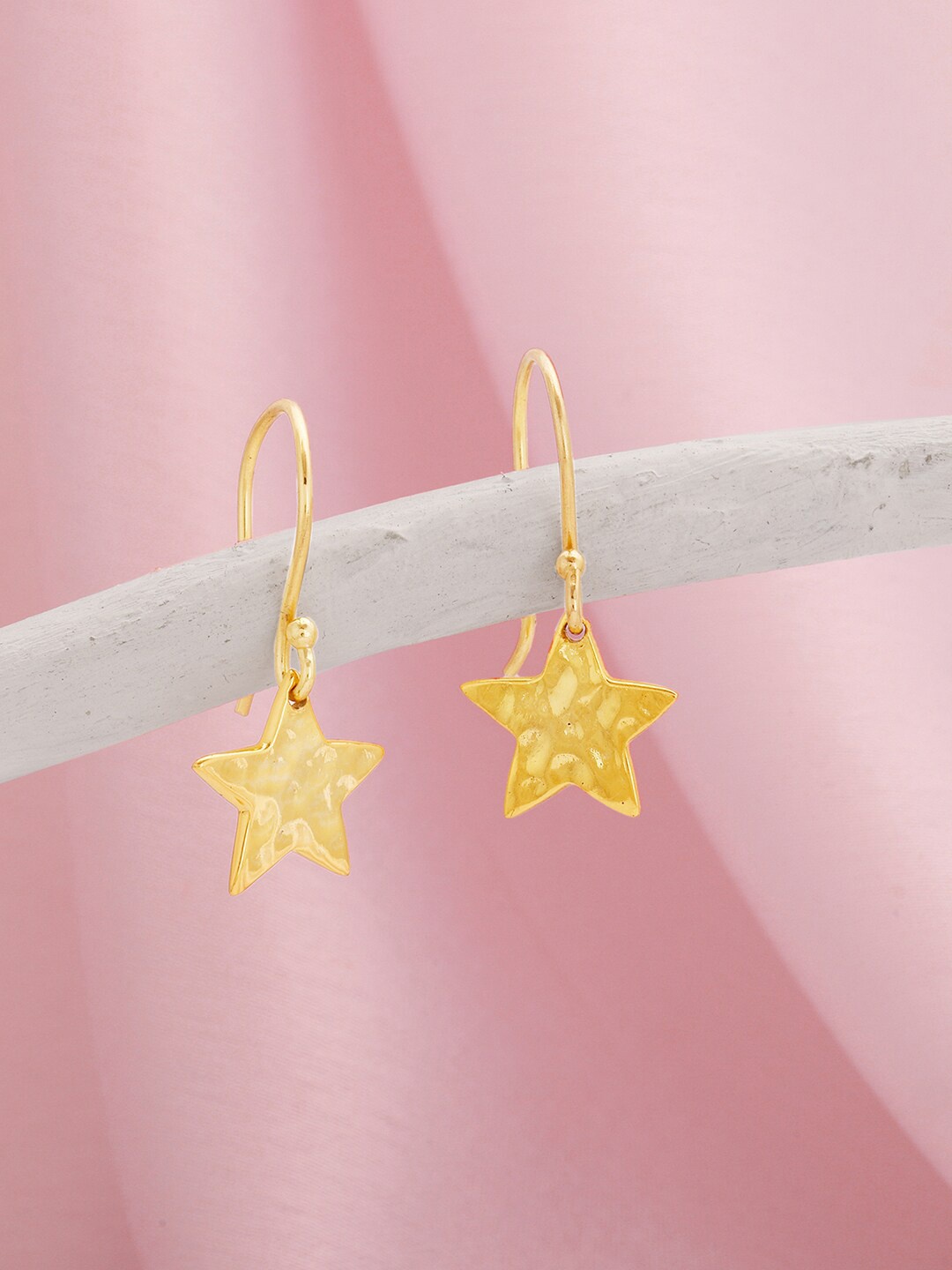 

GIVA 925 Sterling Silver Gold Plated Contemporary Drop Earrings