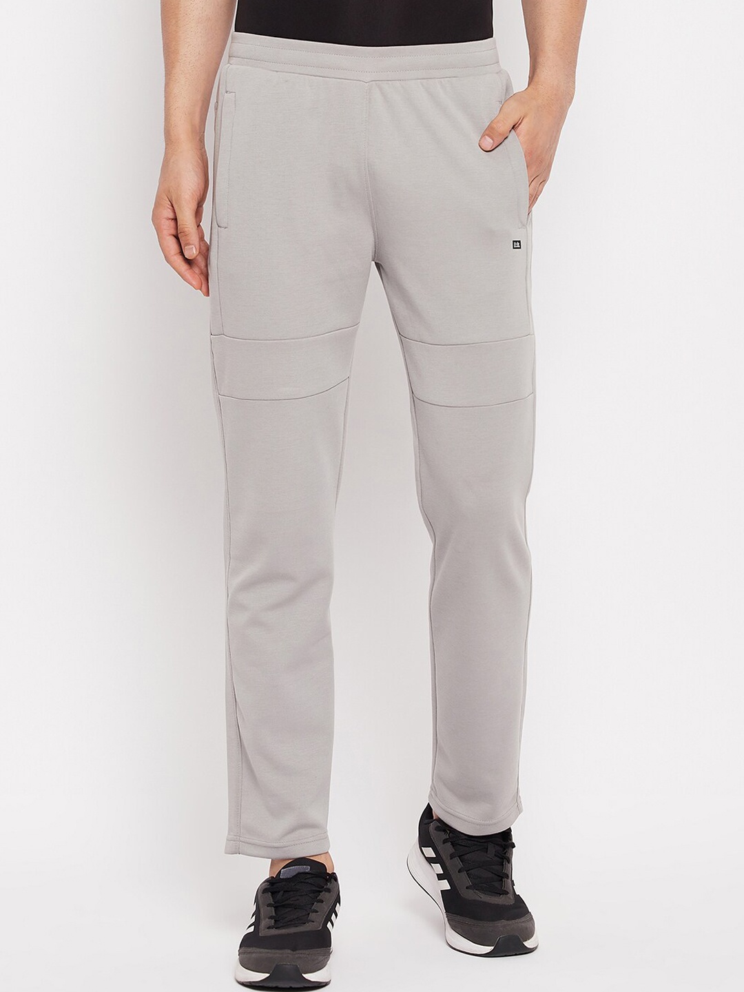 

Okane Men Mid-Rise Regular Fit Track Pants, Grey