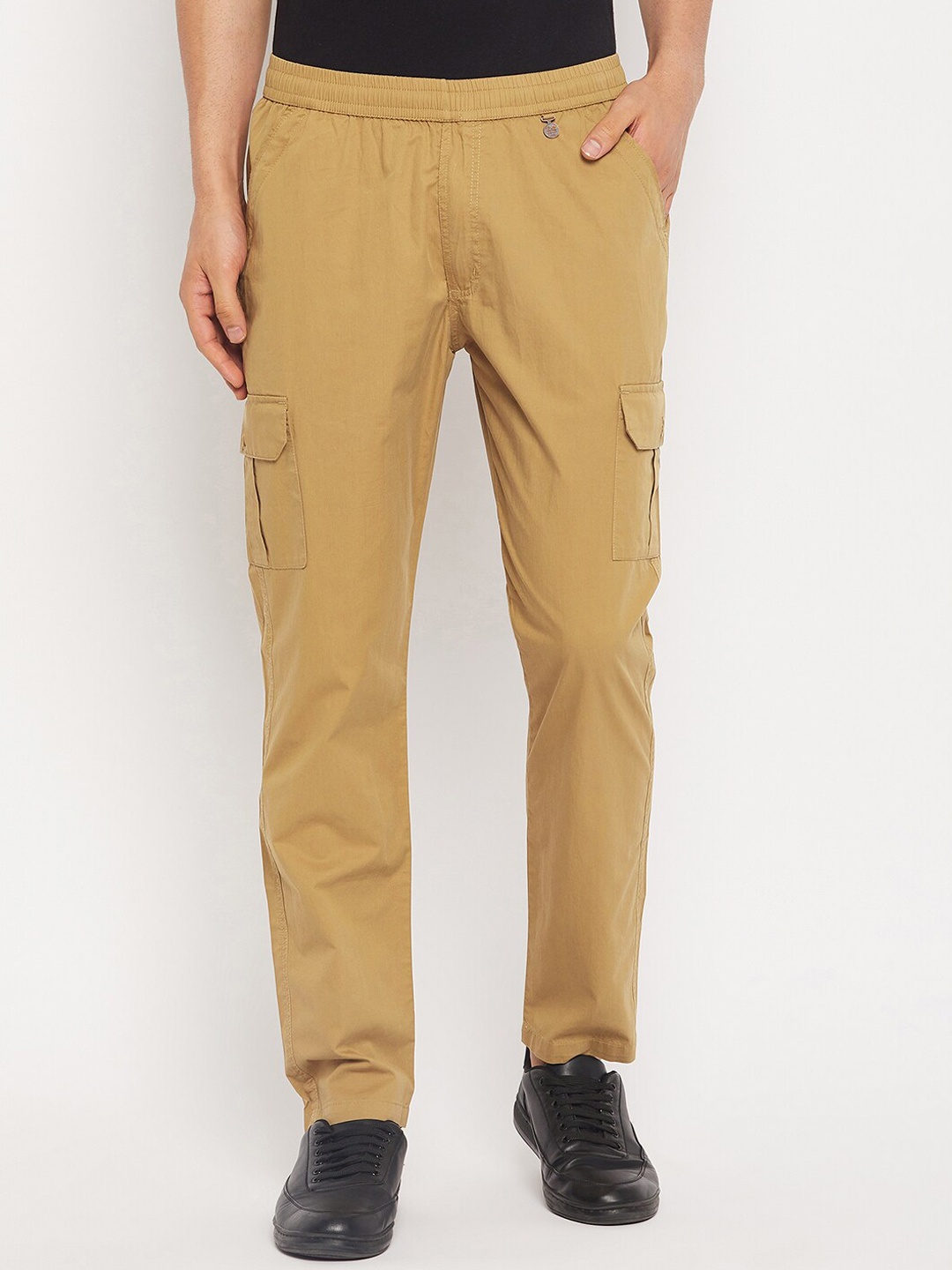 

Okane Men Cotton Track Pant, Khaki