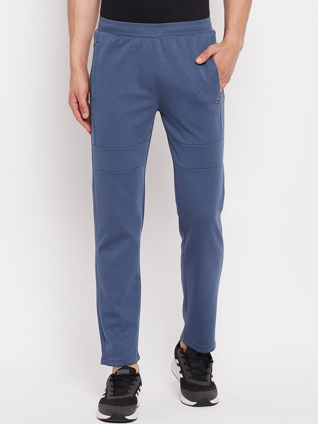 

Okane Men Mid-Rise Track Pants, Blue