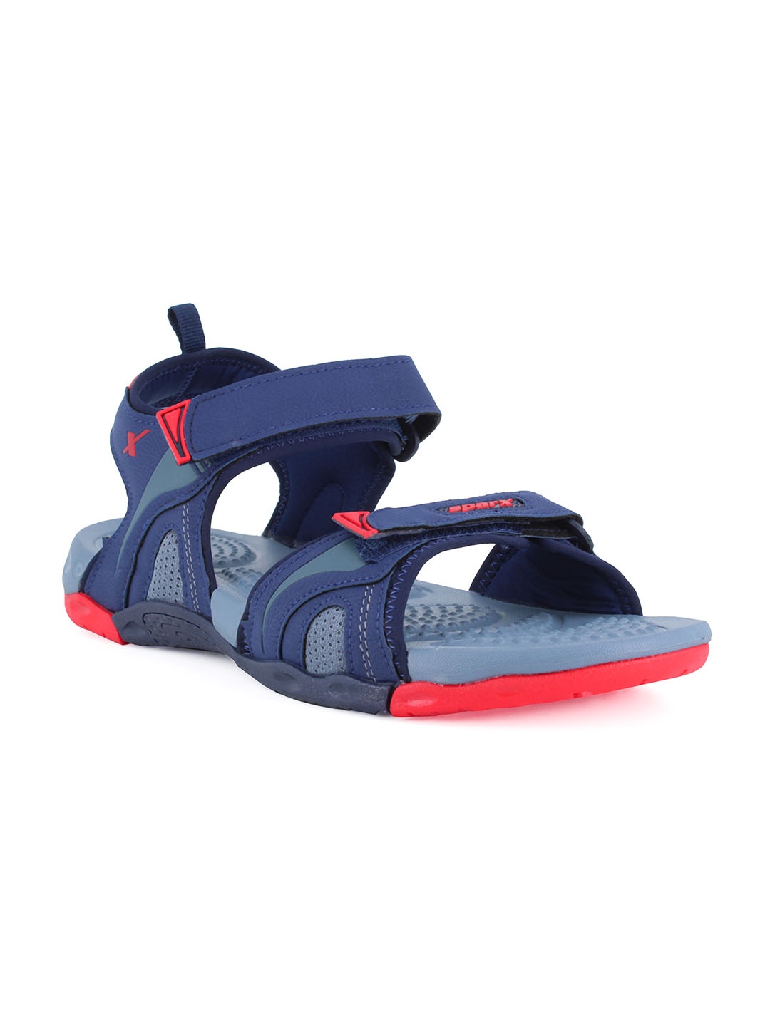 

Sparx Men Textured Floater Sports Sandals, Navy blue