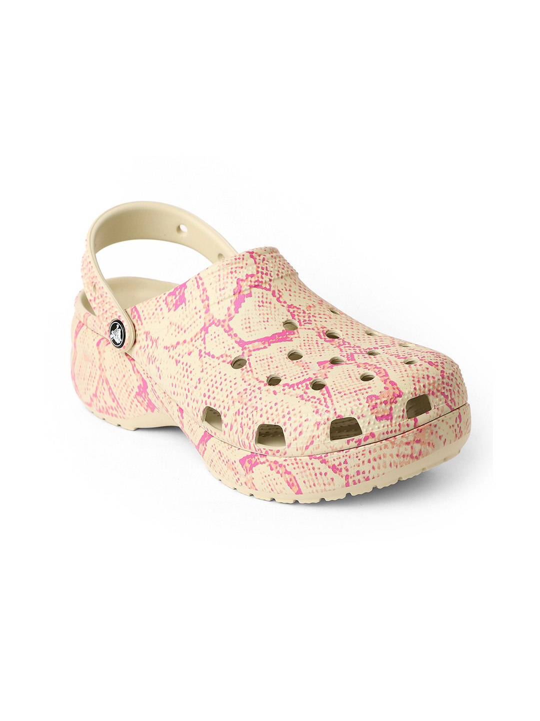 

Crocs Women Printed Croslite Clogs, Beige