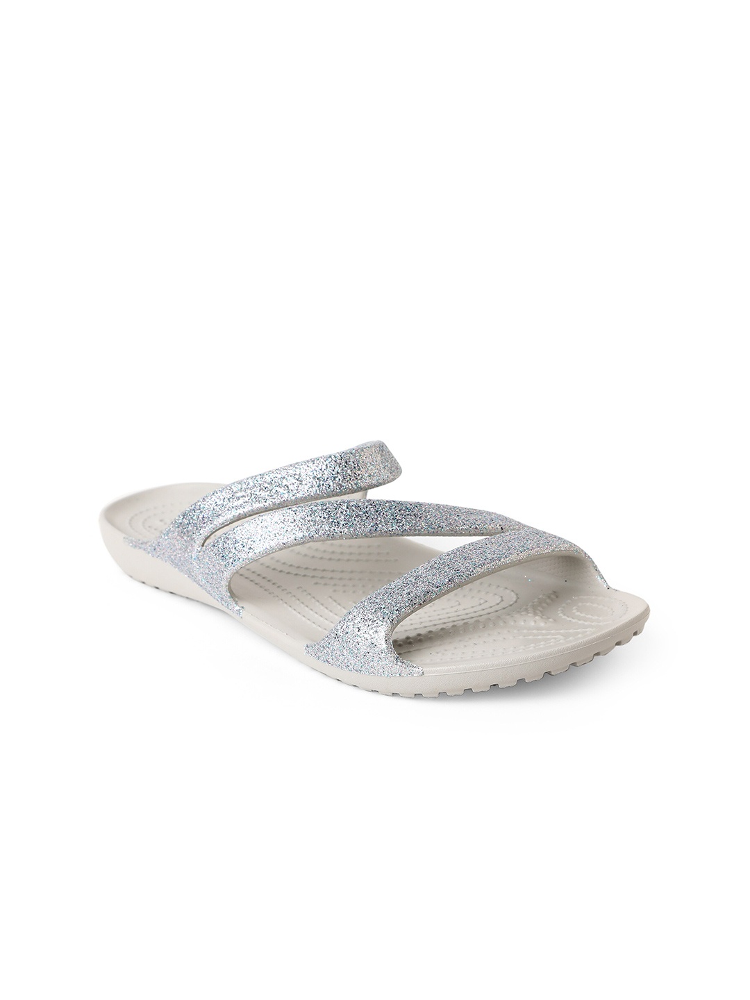 

Crocs Women Embellished Sliders, Grey