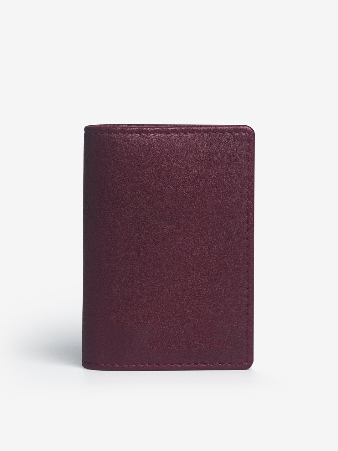 

THE MESSY CORNER Textured Card Holder Wallet, Purple