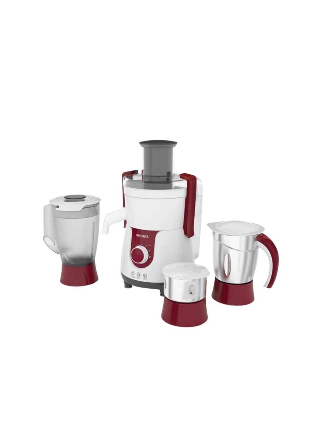 

Philips Red & White Juicer Mixer Grinder 3 Jars 700 W
