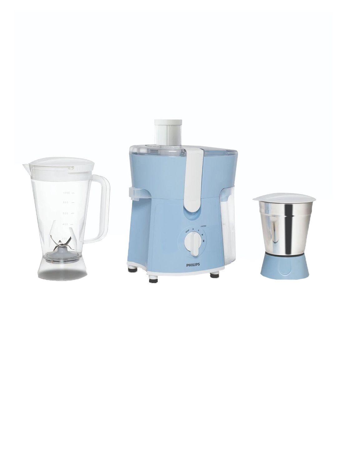 

Philips Blue 600 W Juicer Mixer Grinder With 2 Jars
