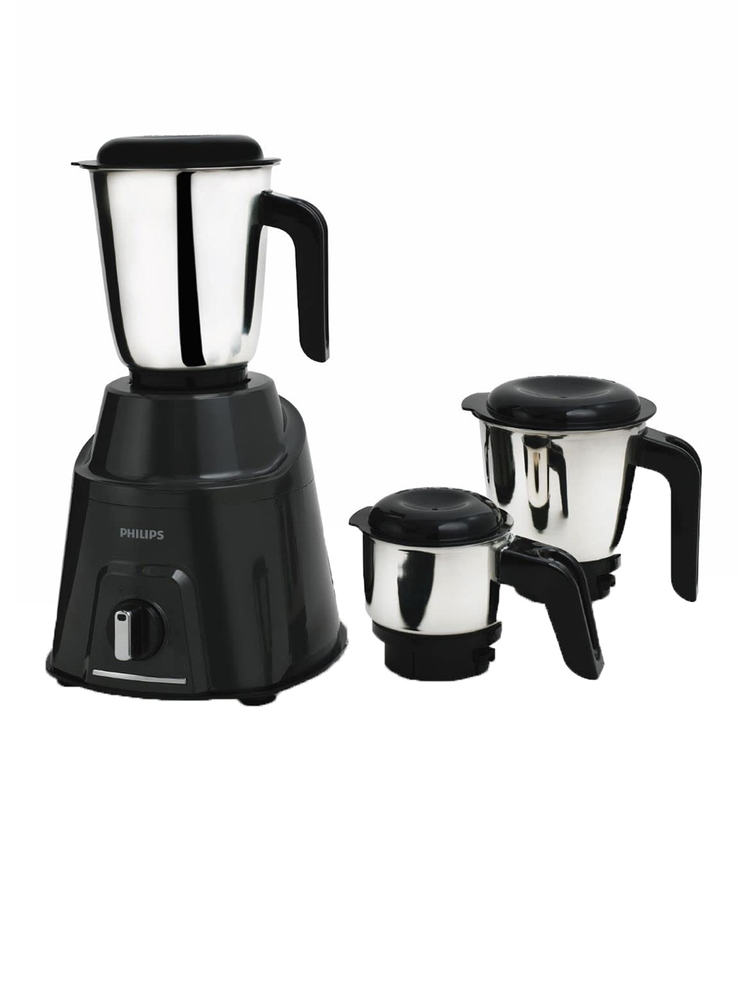 

Philips 750W Juicer Mixer Grinder With 3 Stainless Steel Jars, Black