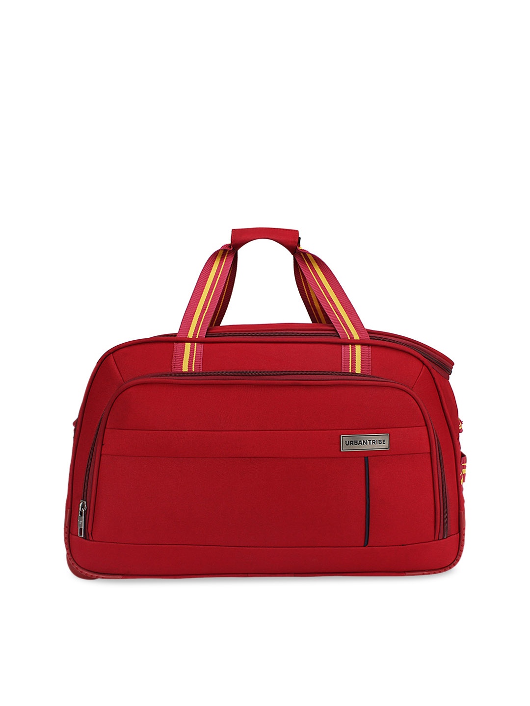 

URBAN TRIBE Water Resistant Duffle Trolley Bag, Red