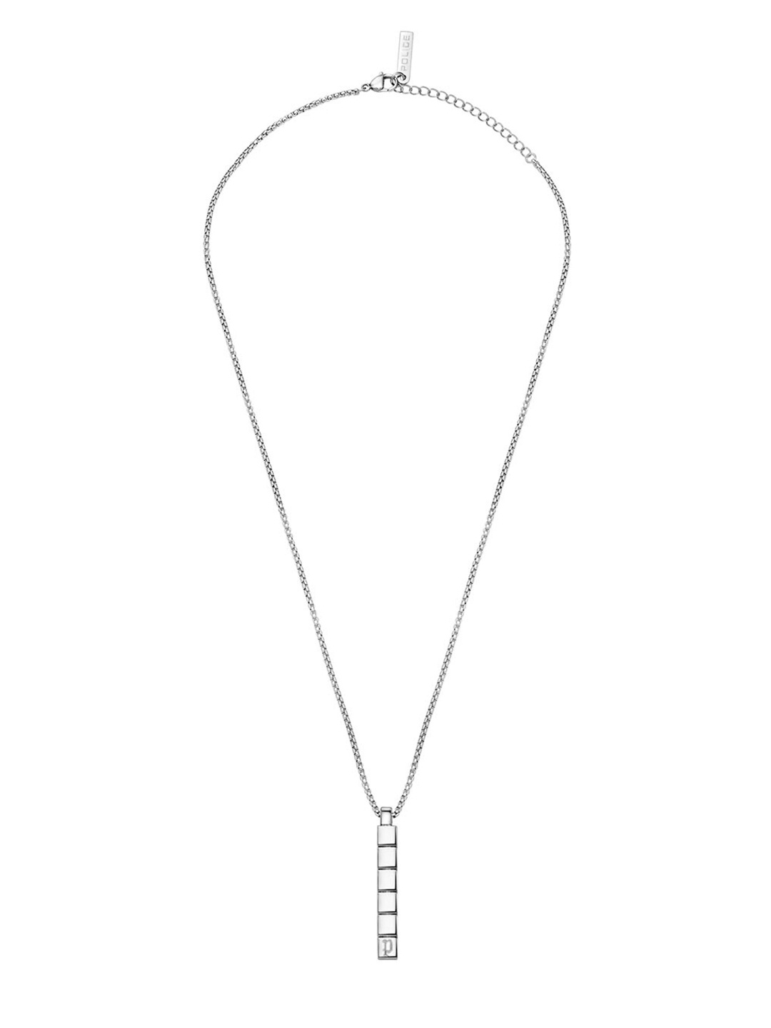 

Police Men Silver-Plated Crosschess Necklace