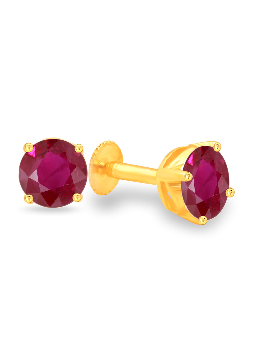 

Vighnaharta Gold-Plated Floral Studs Earrings
