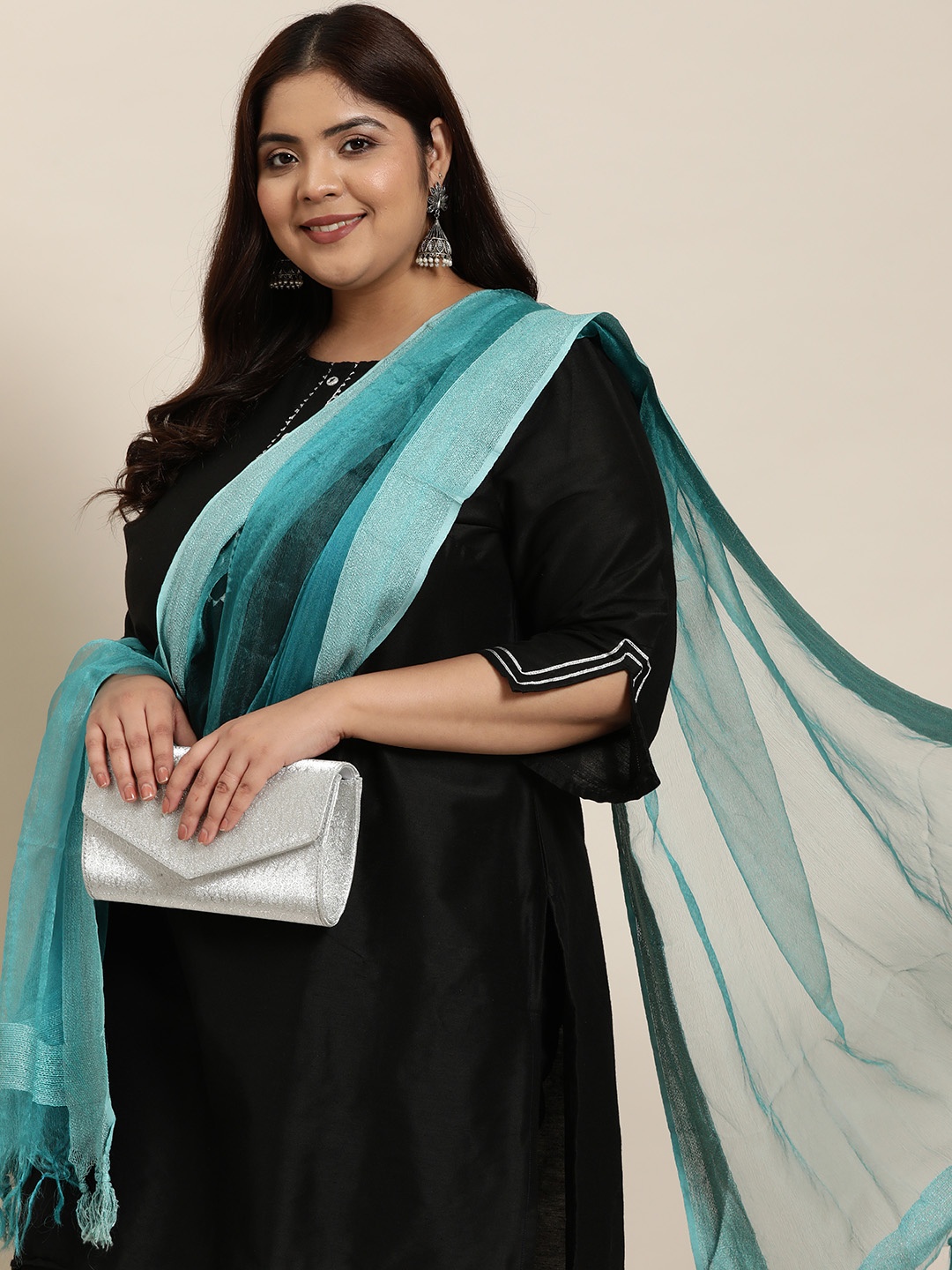 

Sztori Solid Dupatta, Blue