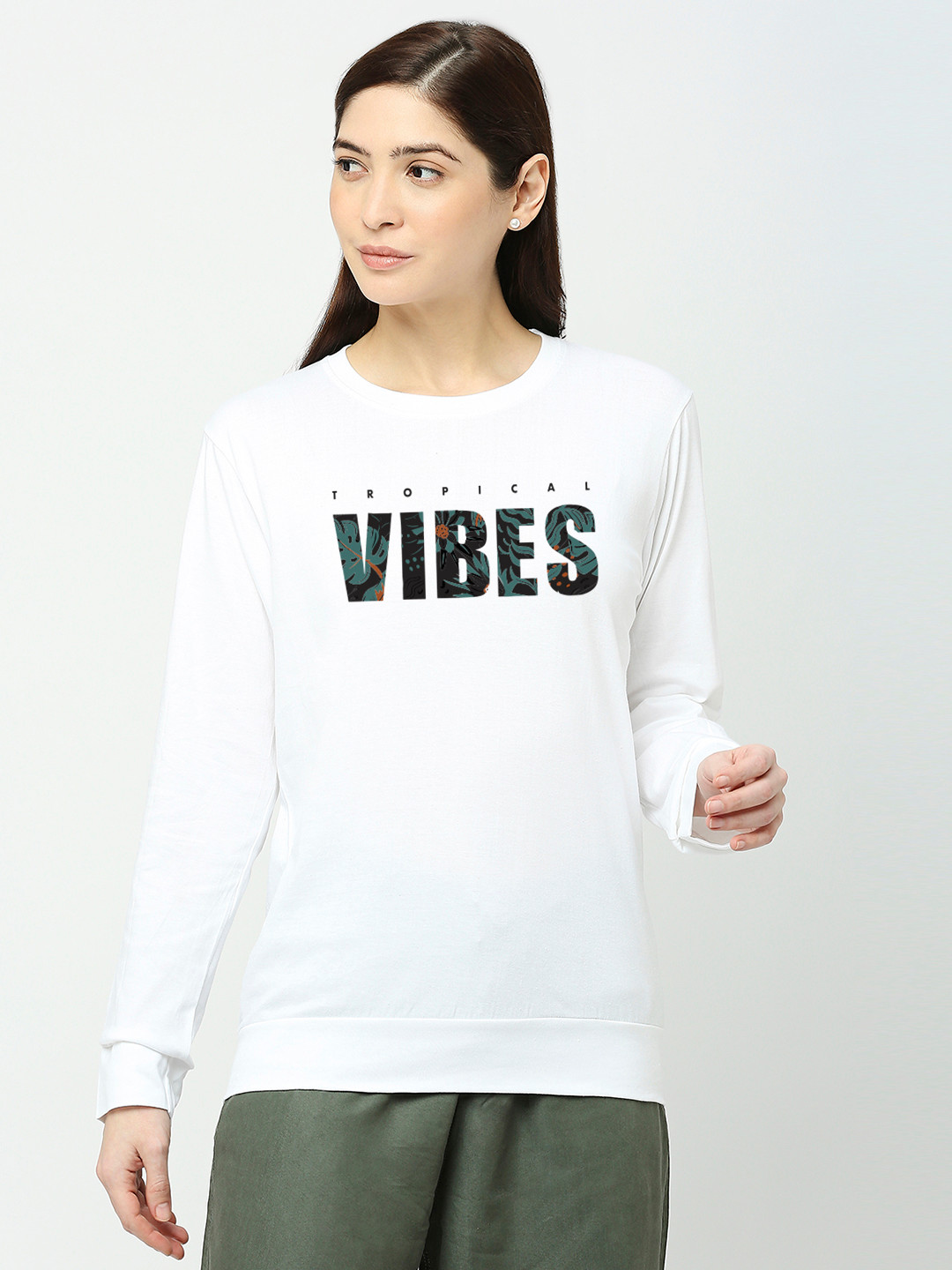 

STATUS MANTRA Typography Printed Cotton T-shirt, White