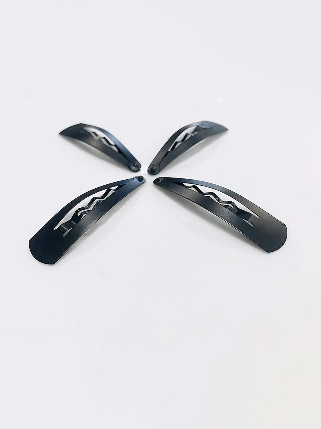 

CHRONEX Women Set Of 24 Tic Tac Hair Clips, Black
