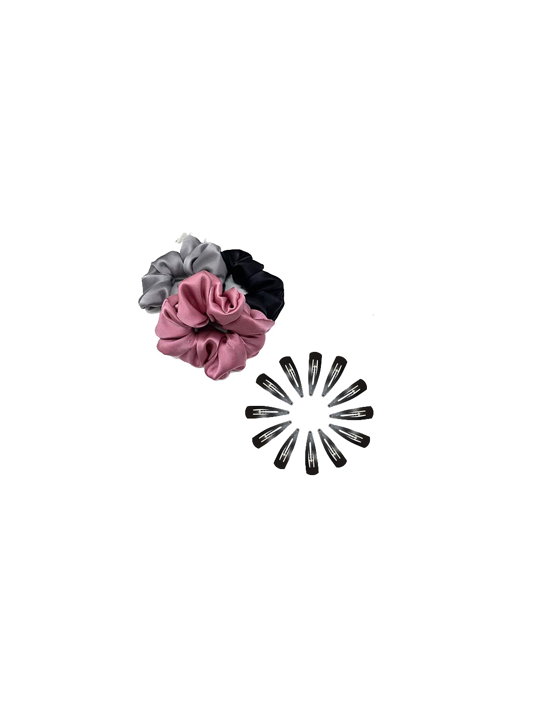 

CHRONEX Women Set Of 15 Hair Accessory Set, Black
