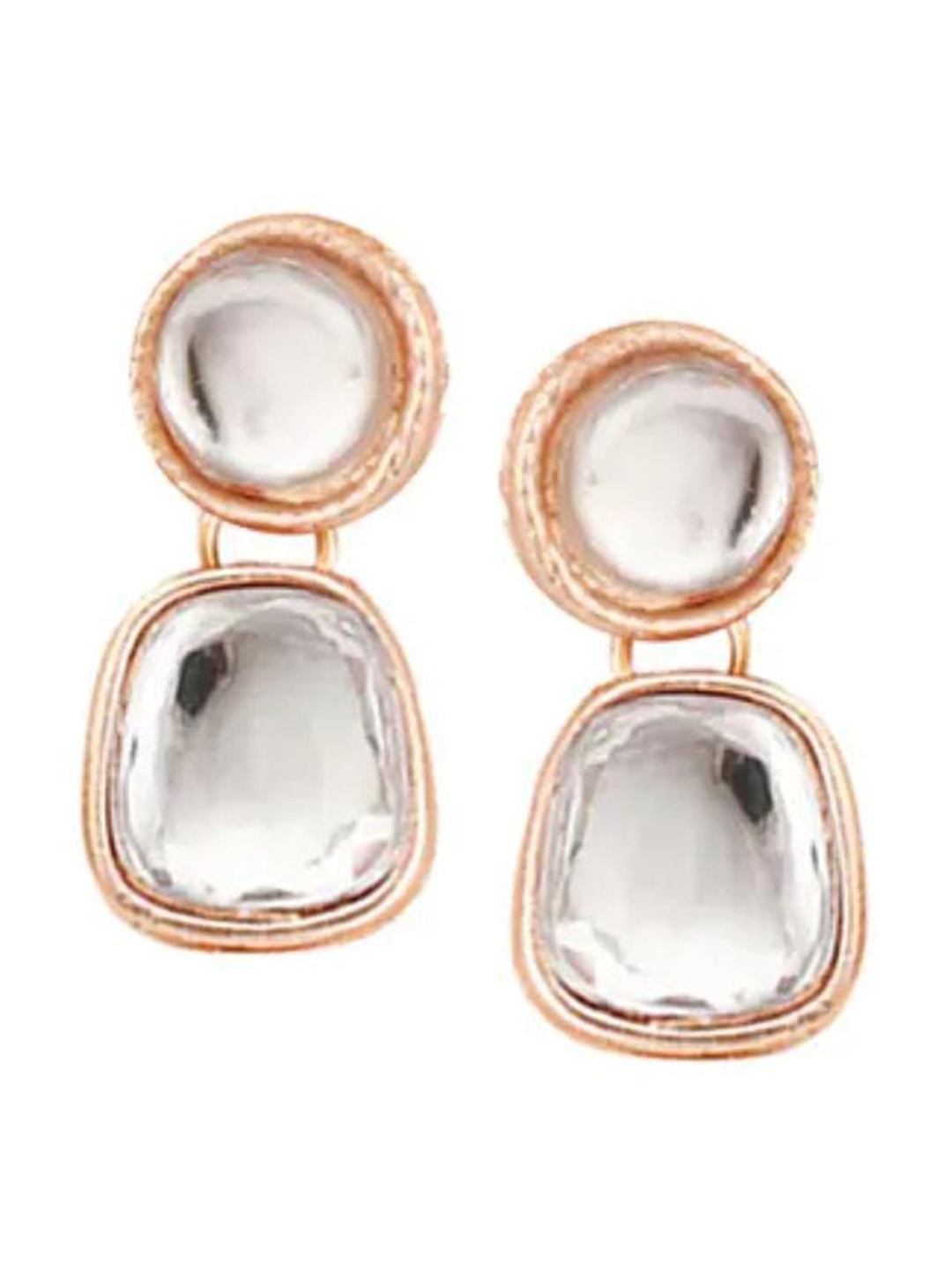 

Samridhi DC Rose Gold-Plated Stone-Studded Jewellery Set