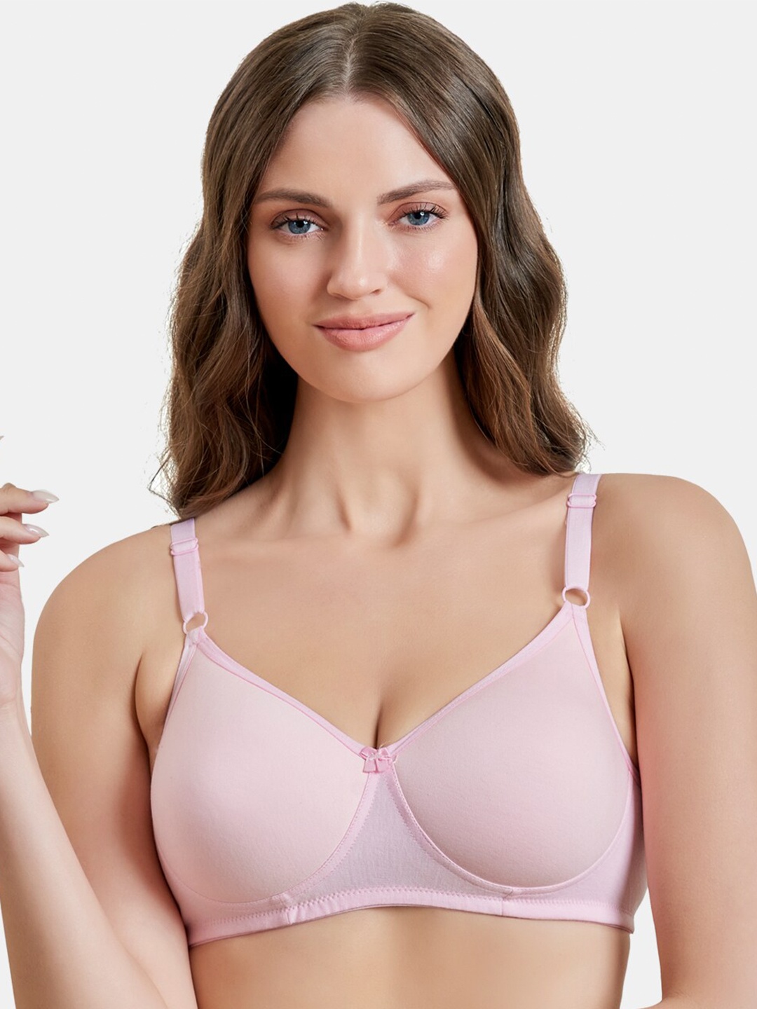 

MAROON Full Coverage Heavily Padded Non-Wired Super Support Bra, Pink