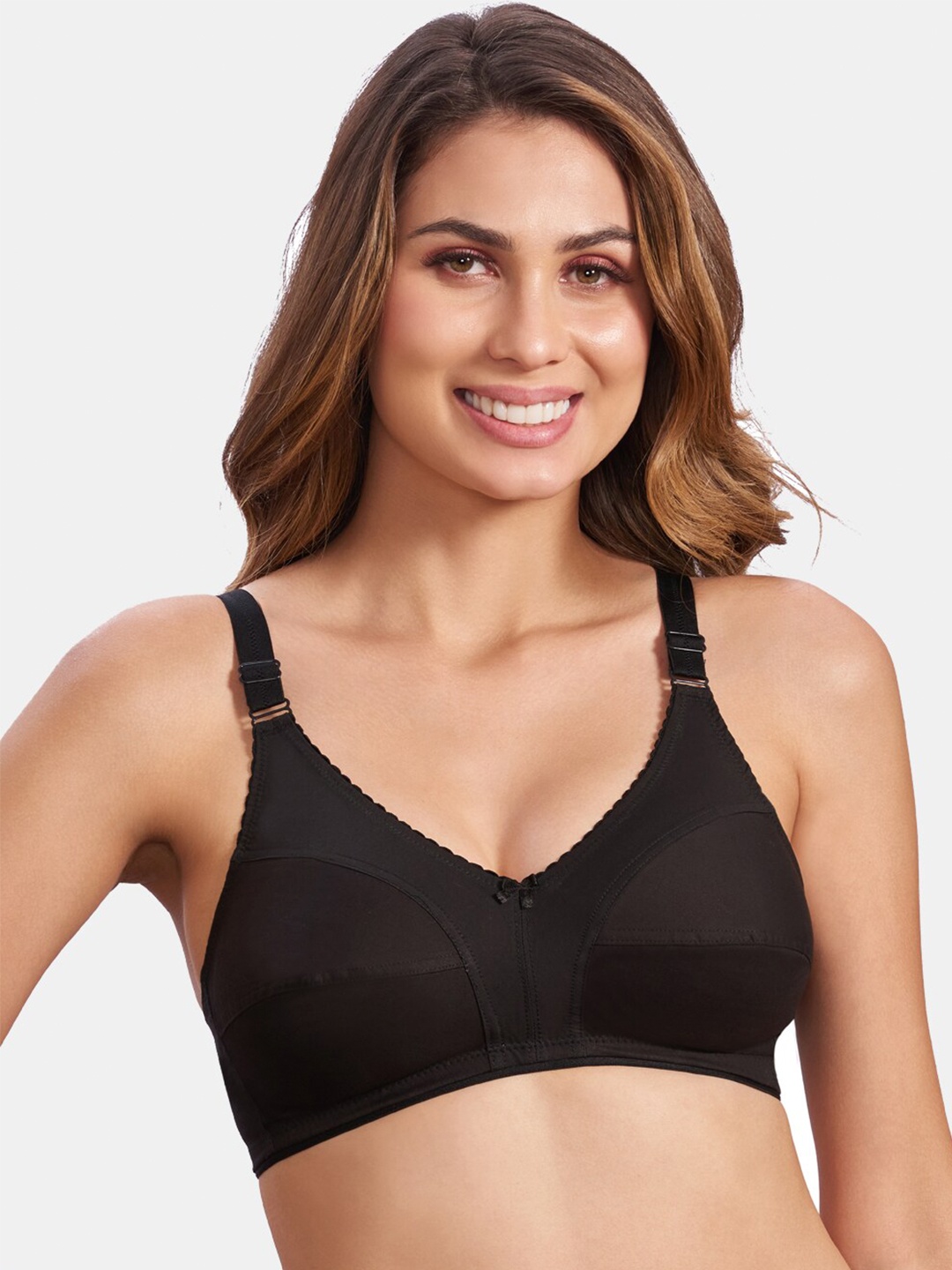 

MAROON Full Coverage All Day Comfort Cotton Everyday Bra, Black