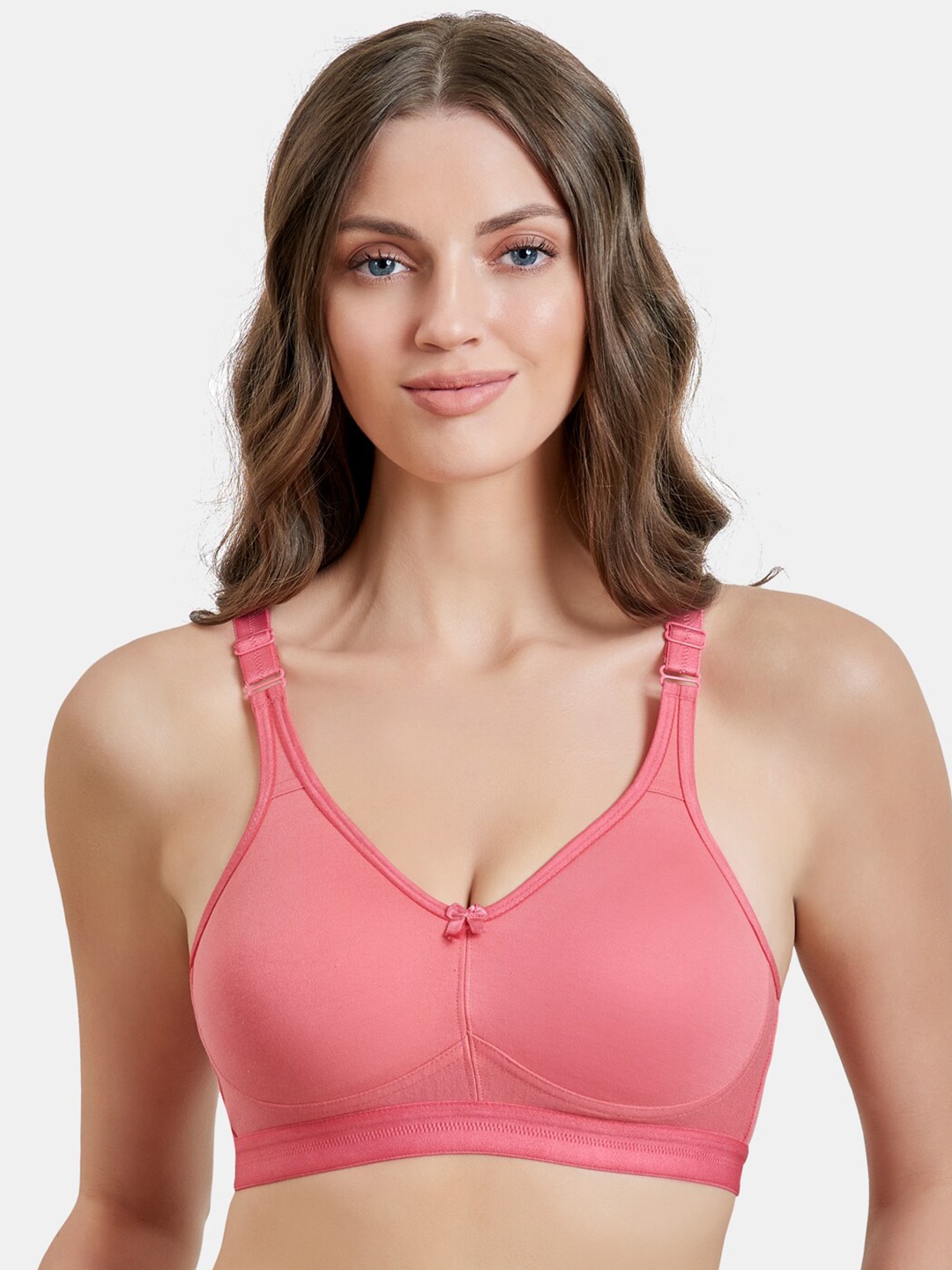 

MAROON Full Coverage All Day Comfort Seamless Cotton Everyday Bra, Rose