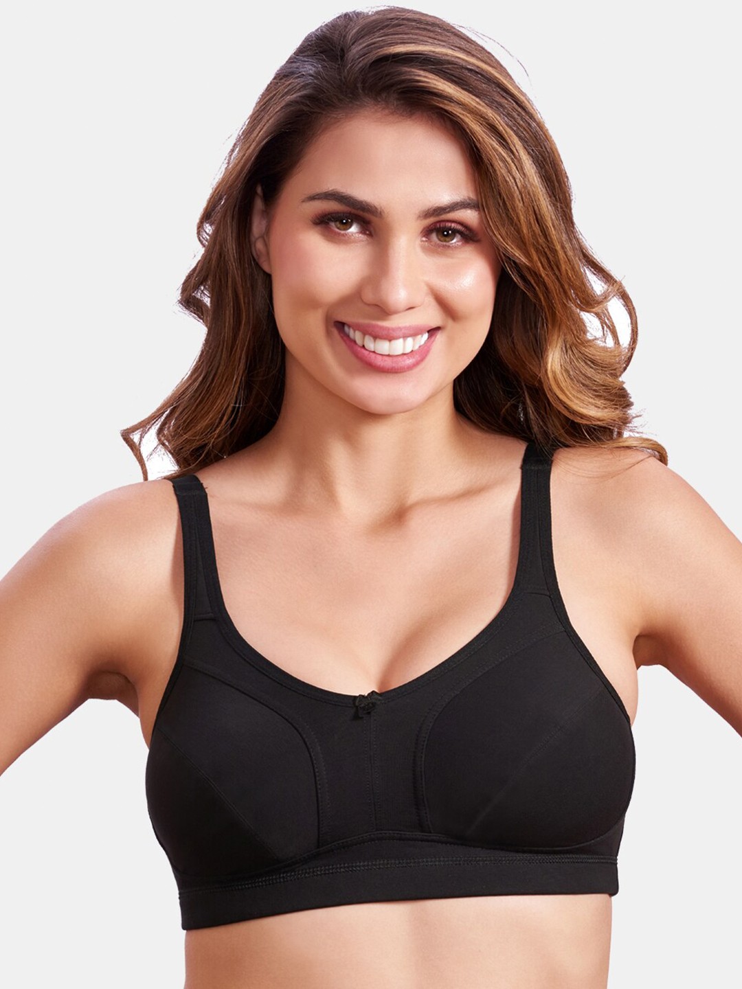 

MAROON Full Coverage All Day Comfort Cotton Everyday Bra, Black