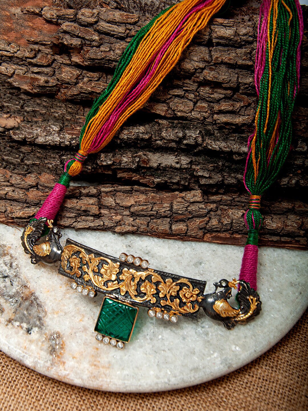 

Neeta Boochra Sterling Silver Gold-Plated Necklace