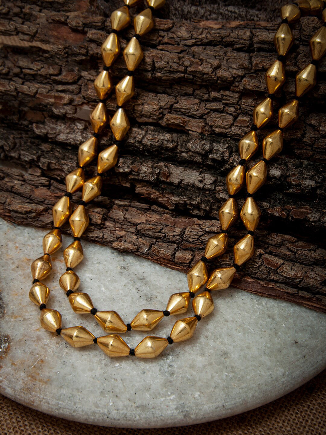 

Neeta Boochra Sterling Silver Gold-Plated Necklace