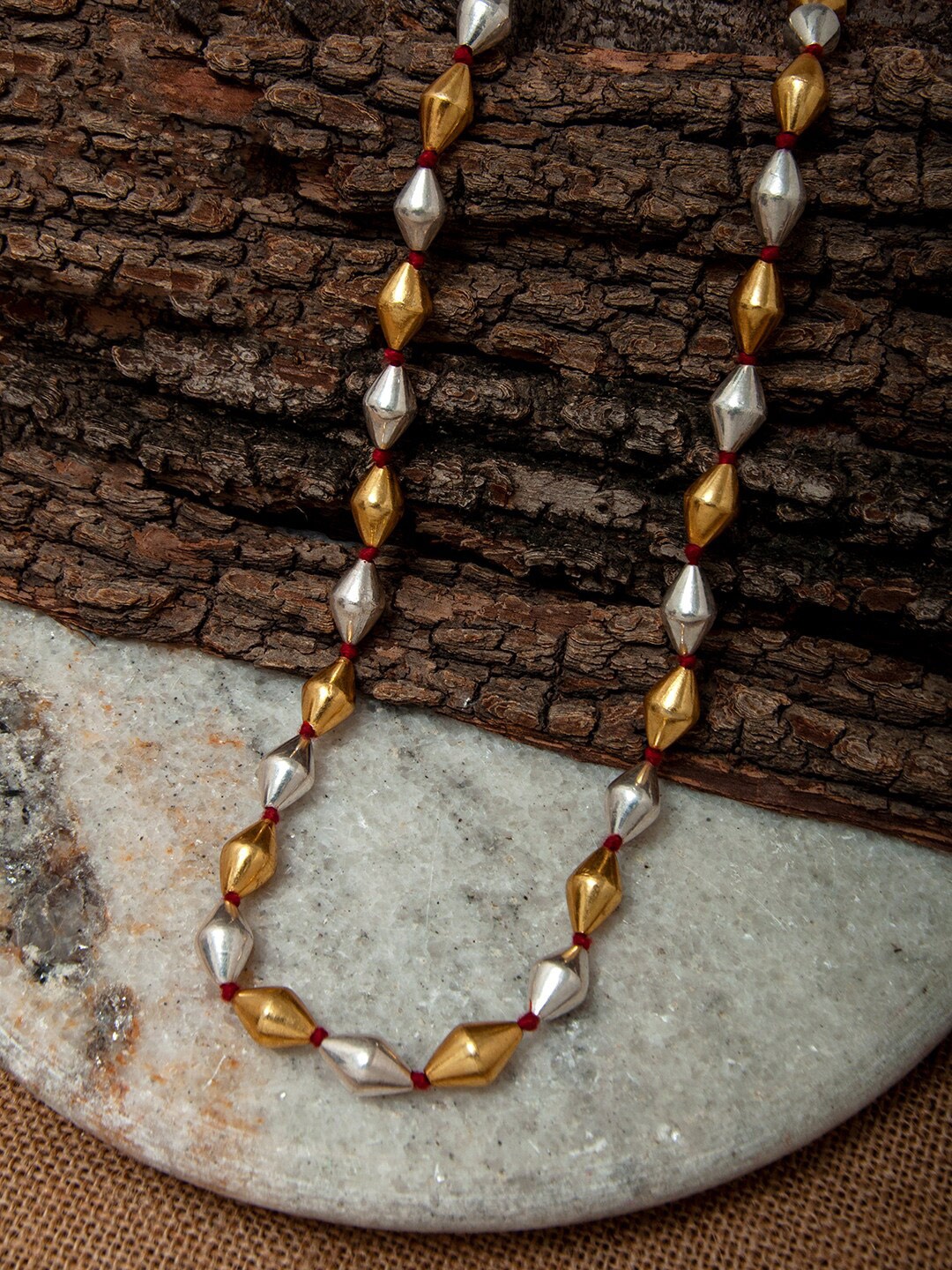 

Neeta Boochra Sterling Silver Gold-Plated Necklace