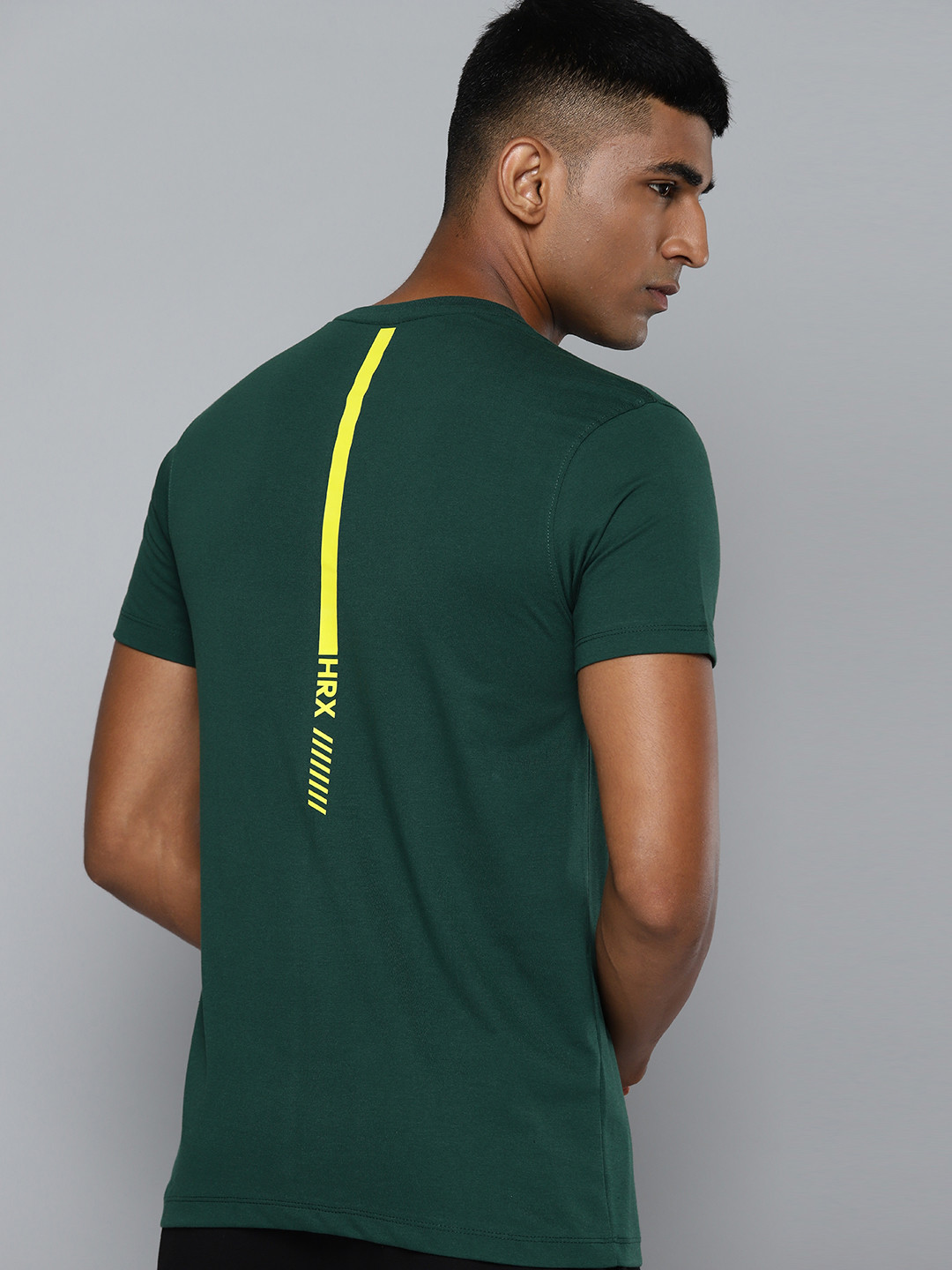

HRX by Hrithik Roshan Back Print Lifestyle T-shirt, Green