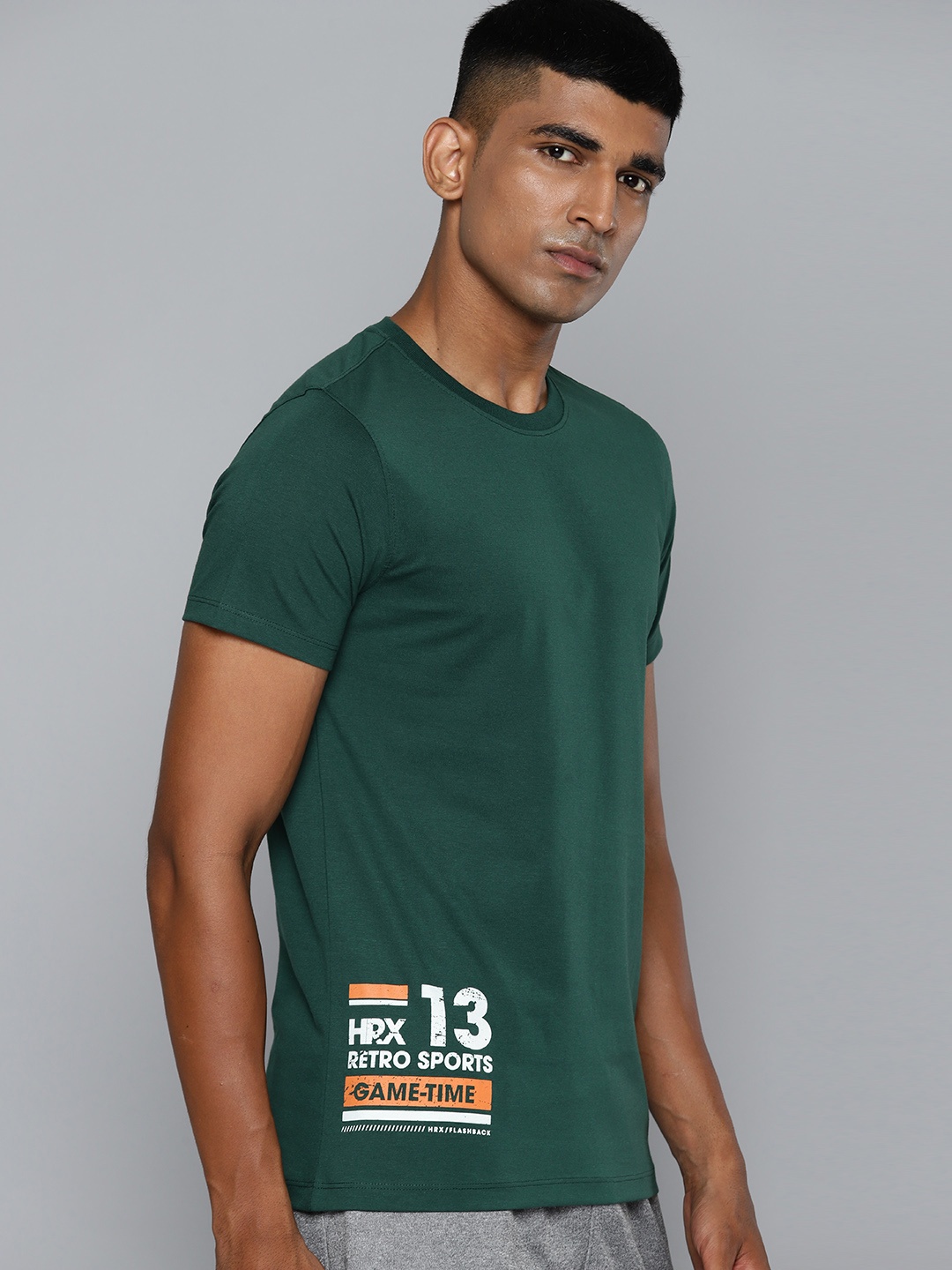 

HRX by Hrithik Roshan Printed Detail Lifestyle T-shirt, Green