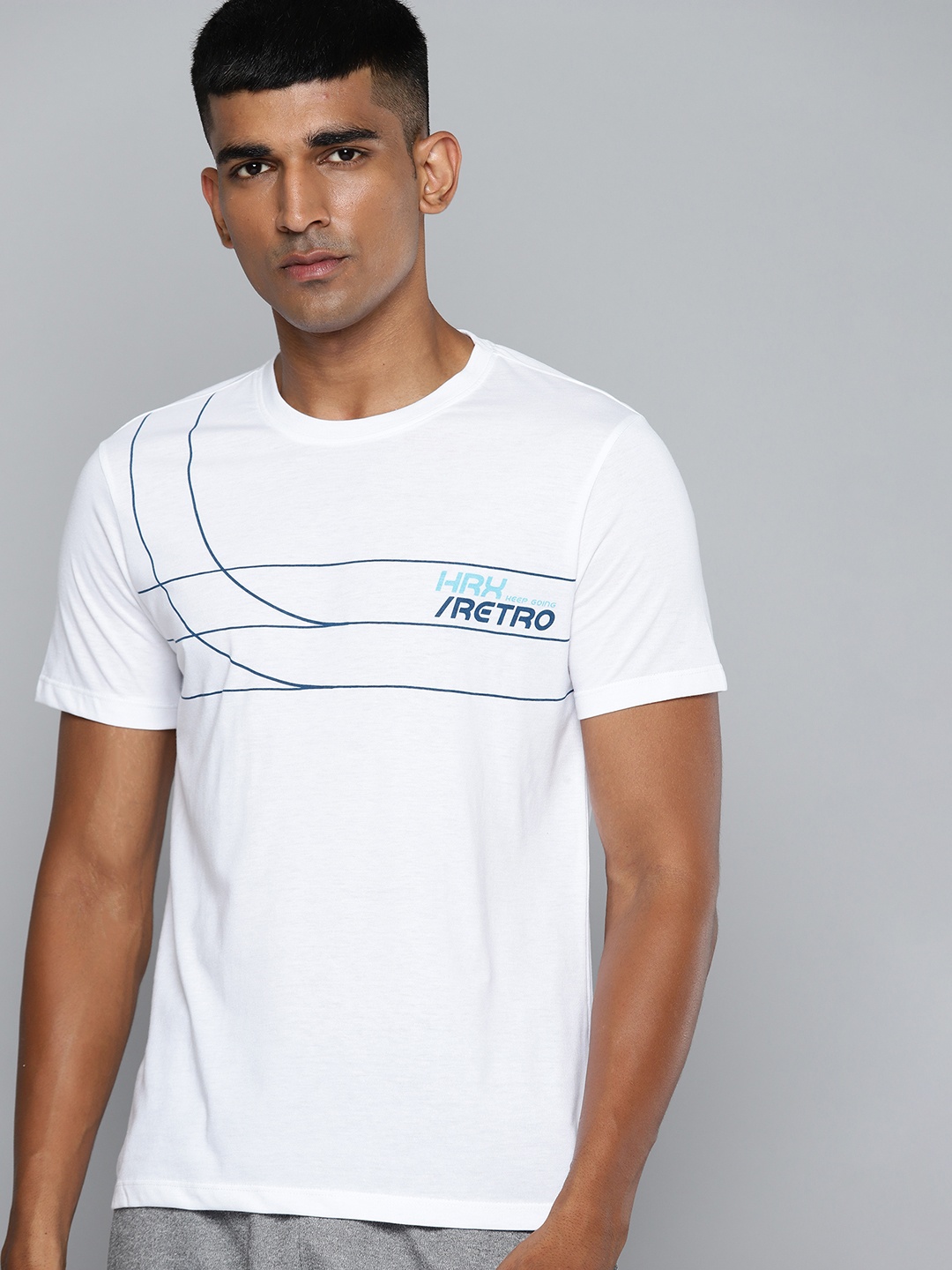 

HRX by Hrithik Roshan Printed Lifestyle T-shirt, White