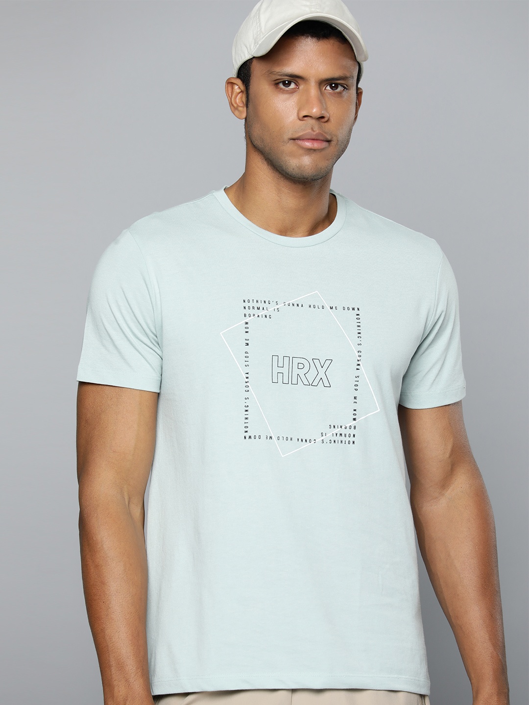 

HRX by Hrithik Roshan Men Brand Logo Printed T-shirt, Green