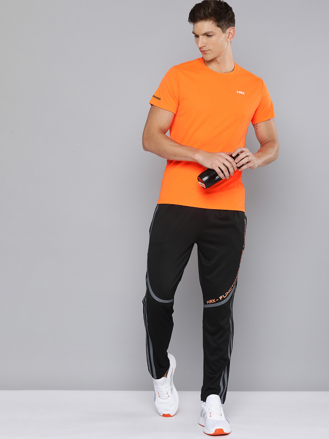 

HRX by Hrithik Roshan Rapid Dry Training T-shirt, Orange