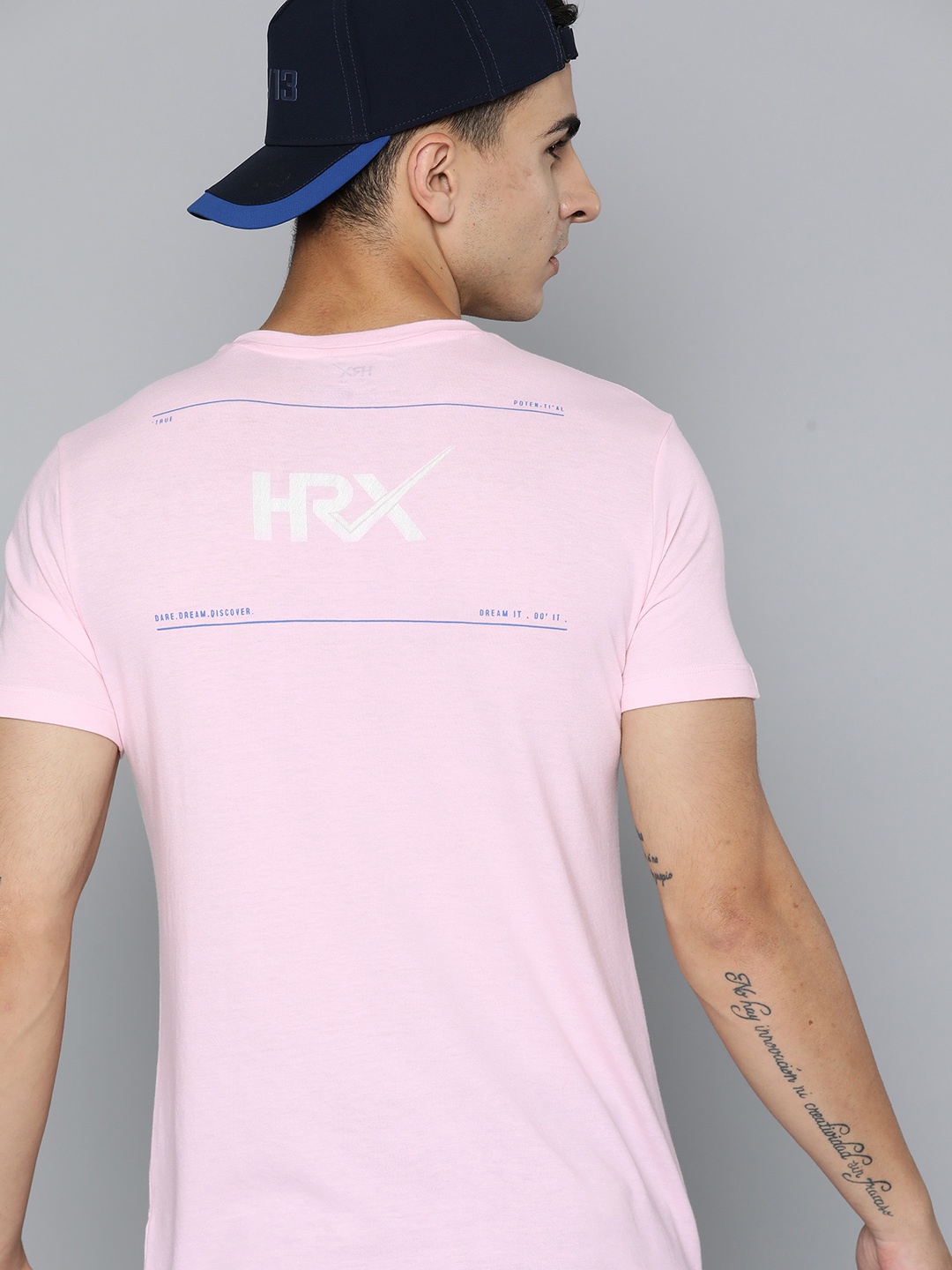 

HRX by Hrithik Roshan Printed Casual T-shirt, Pink