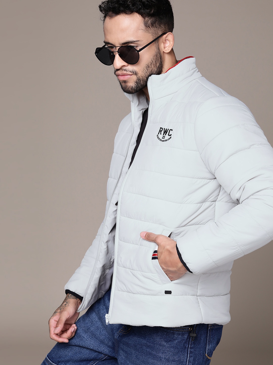 

The Roadster Lifestyle Co. Padded Jacket, Grey