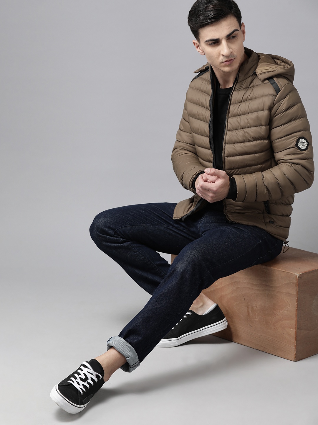 

The Roadster Lifestyle Co. Padded Jacket, Brown