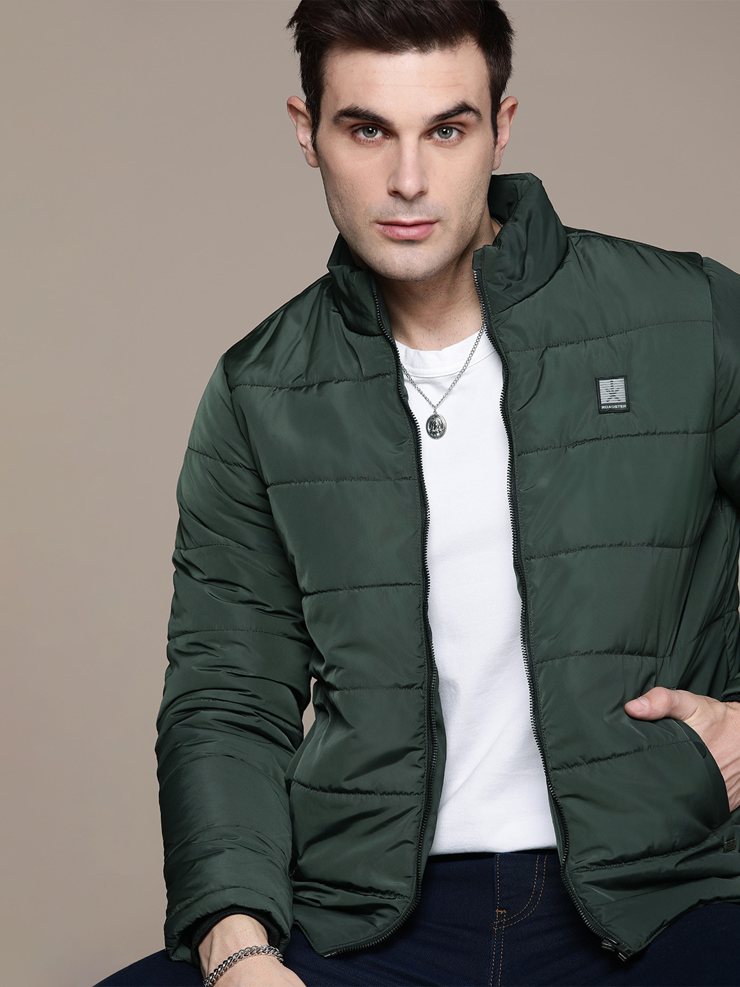 

The Roadster Lifestyle Co. Padded Jacket, Green