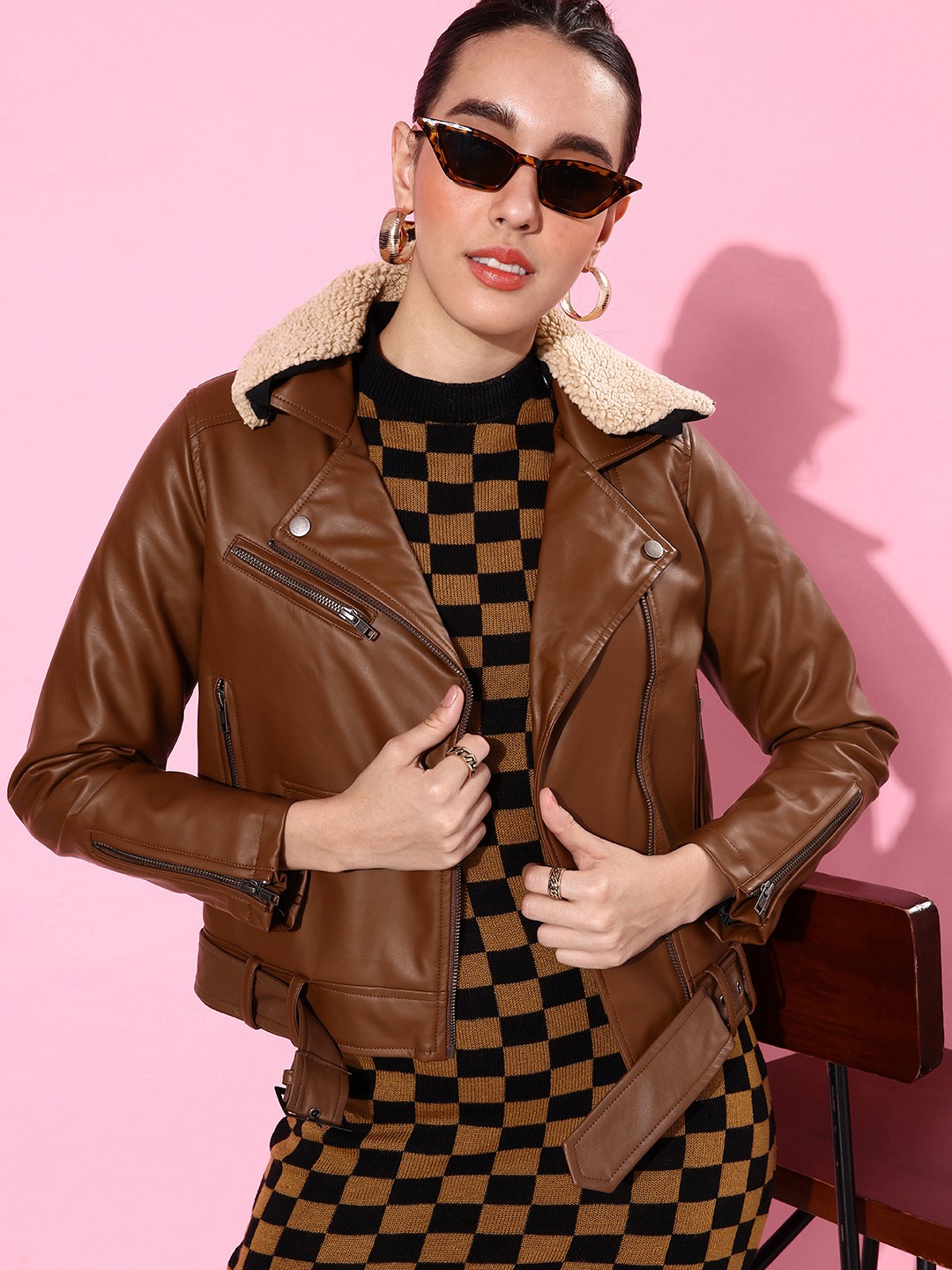 

The Roadster Life Co. Solid Tailored Jacket, Brown