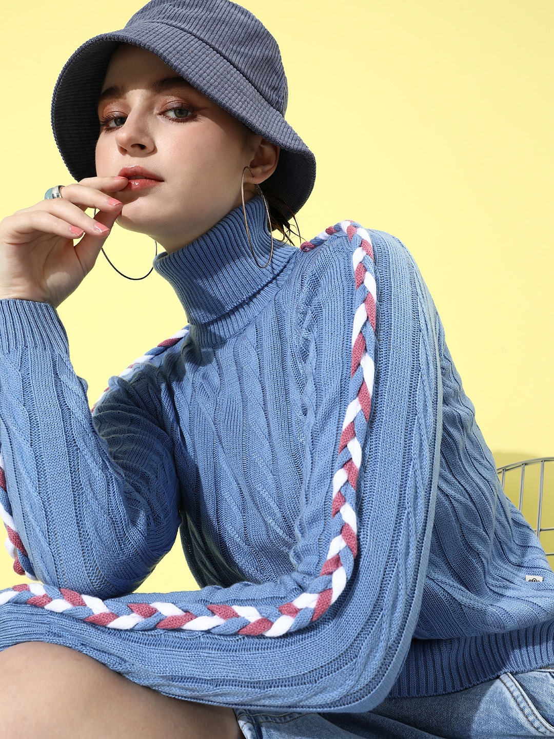 

The Roadster Life Co. Pullover Sweater, Blue