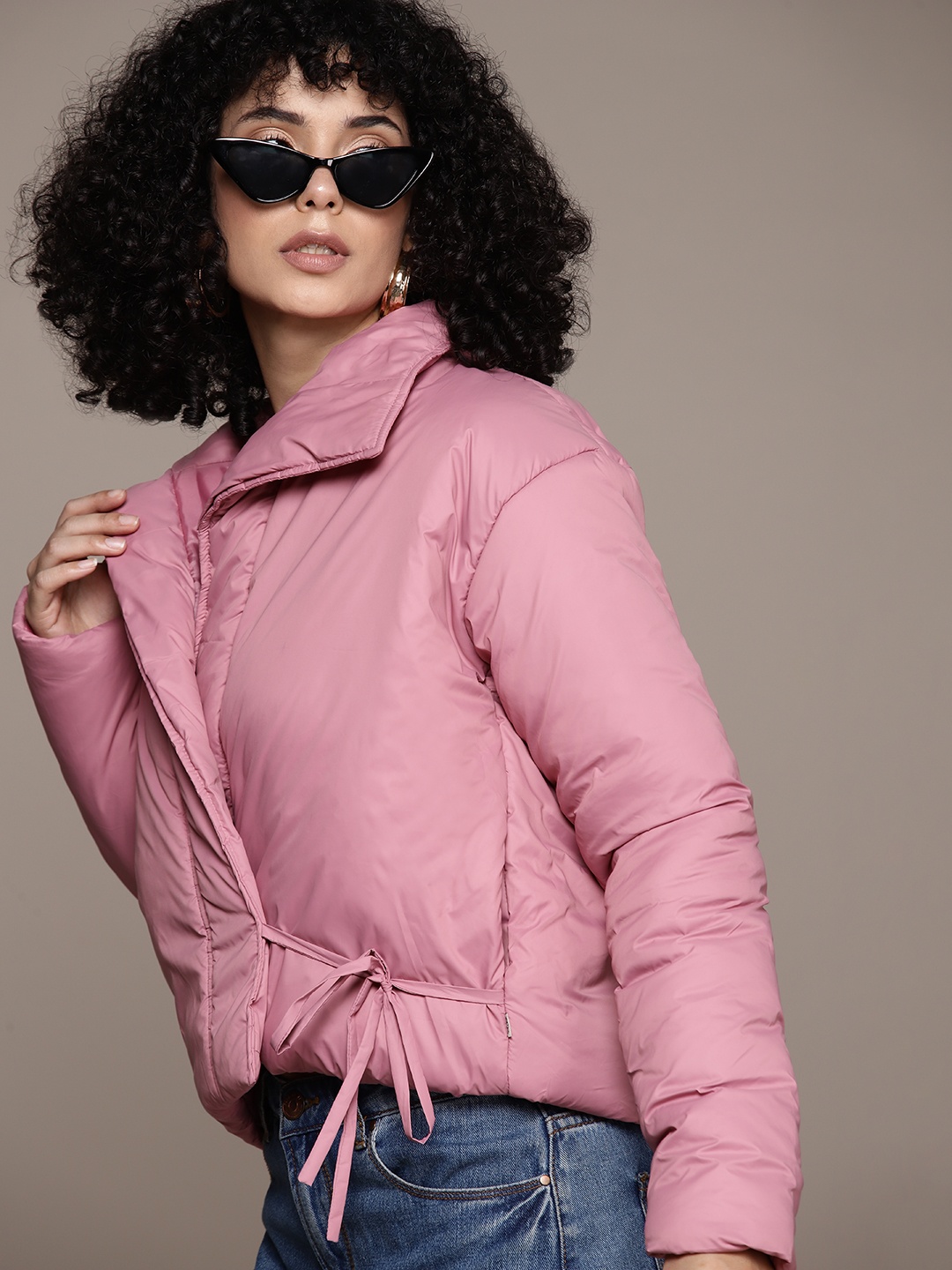 

The Roadster Lifestyle Co. Padded Jacket, Pink