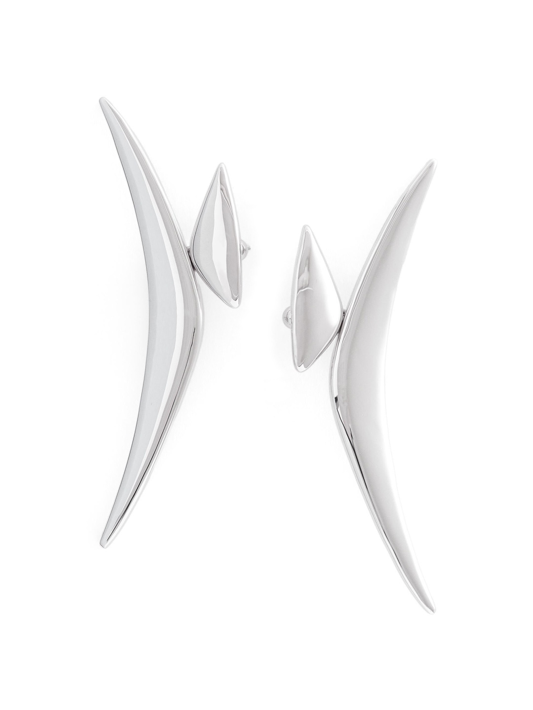 

H&M Boomerang earrings, Silver